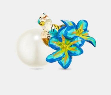 Dior o1w1db11024 Size: OS / Tribales Earring in Multicolor Size ONE SIZE - 1 Thumbnail
