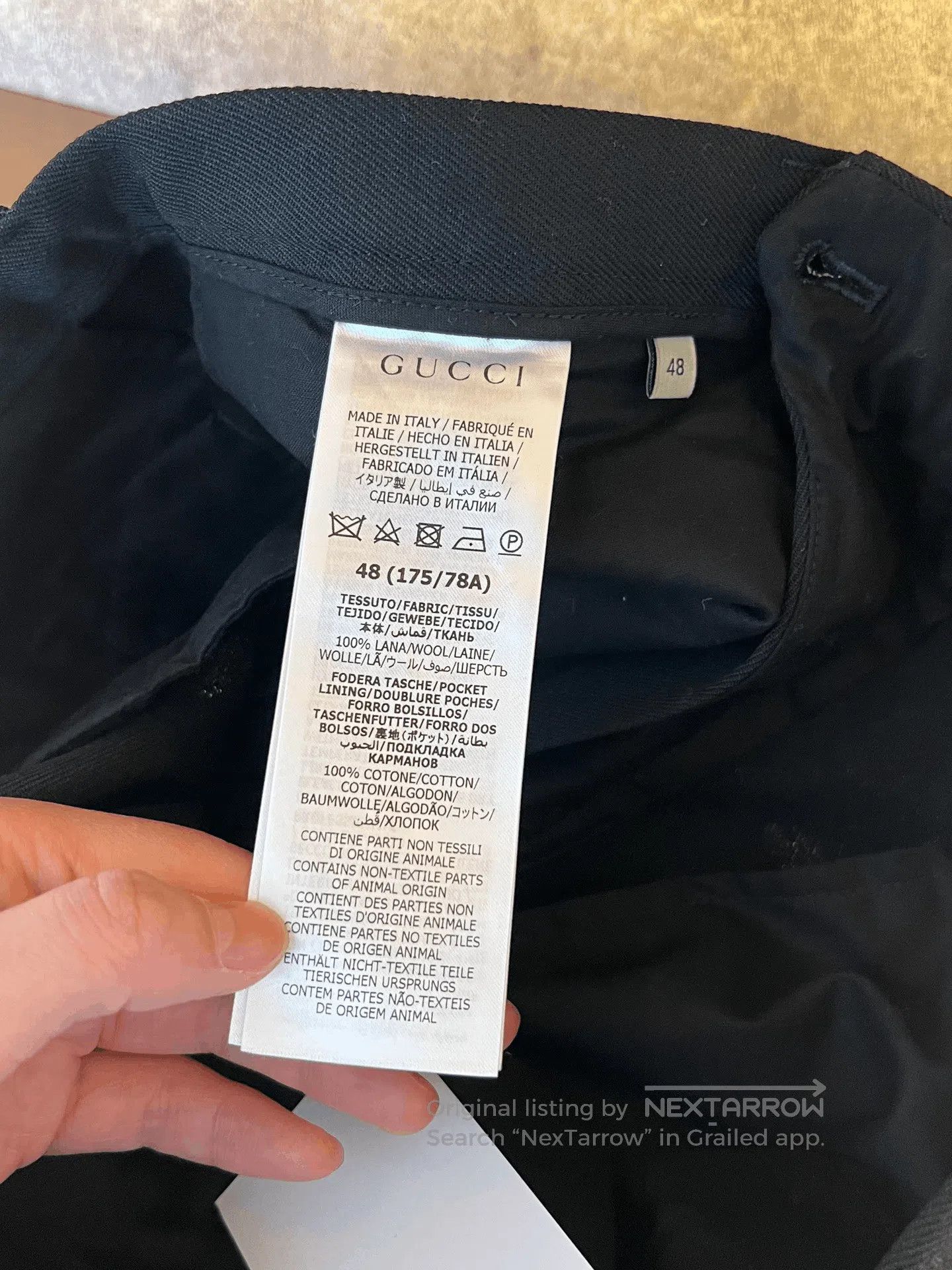 Gucci Gucci Silhouette Tailored Trousers. Size US 32 / EU 48 - 3 Thumbnail