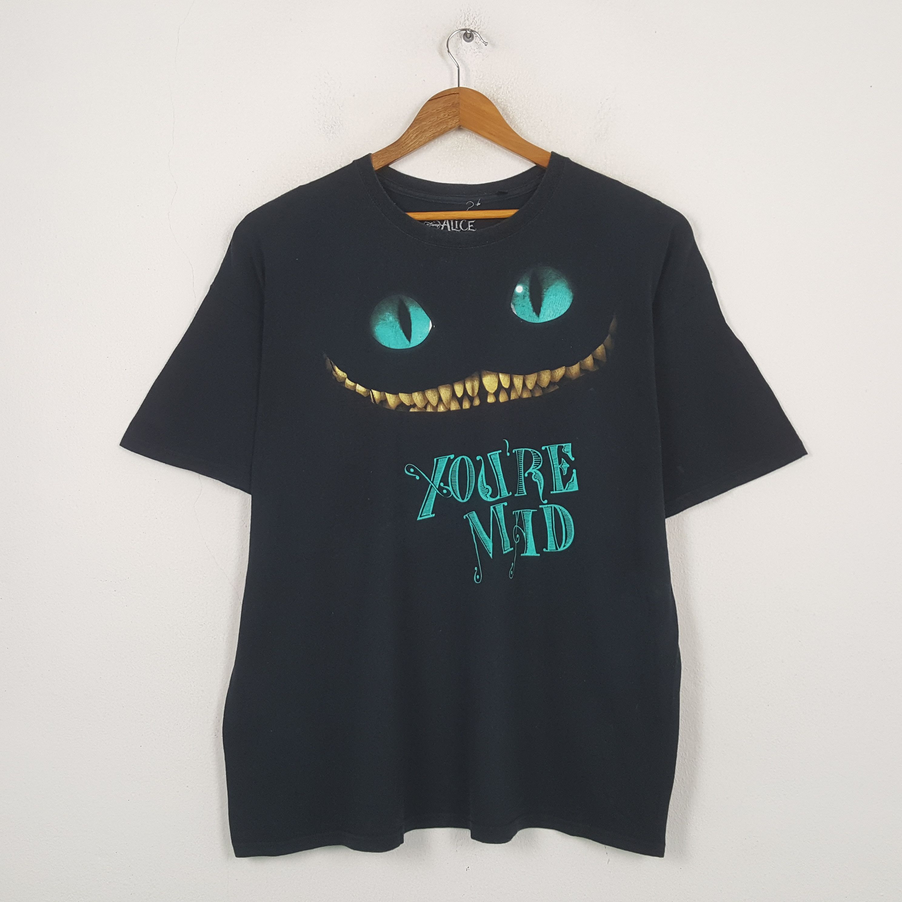 Disney Vintage Alice In Wonderland Cheschier Cat Disney's Tee RR26 Size US XXL / EU 58 / 5 - 1 Thumbnail