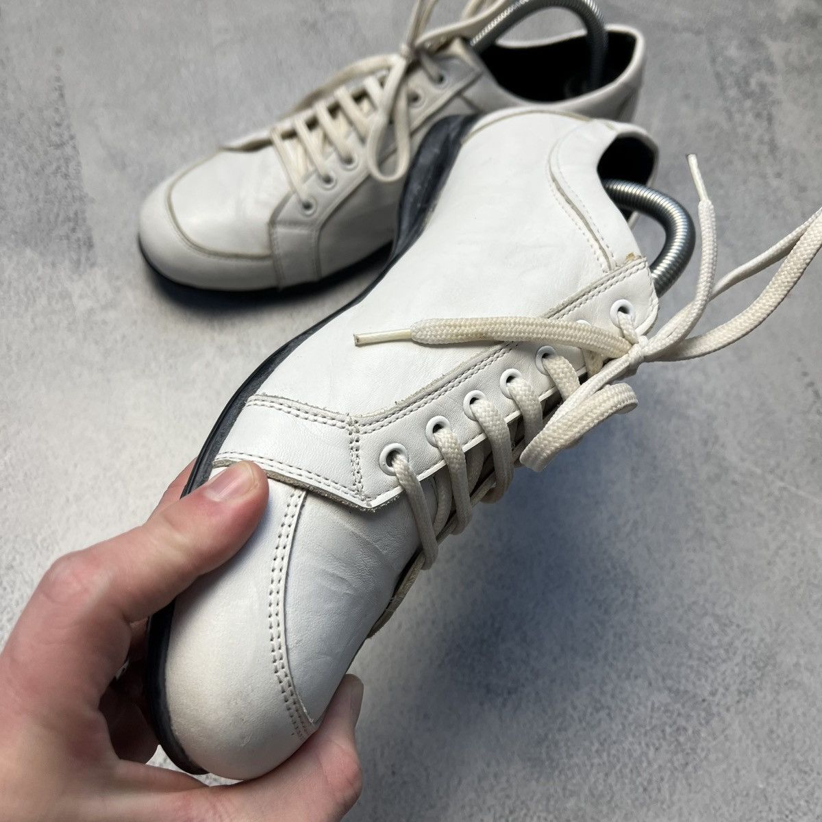 Dolce & Gabbana × Vintage Vintage Dolce & Gabbana Dalton Metal logo y2k sneakers Size US 8 / EU 41 - 8 Thumbnail