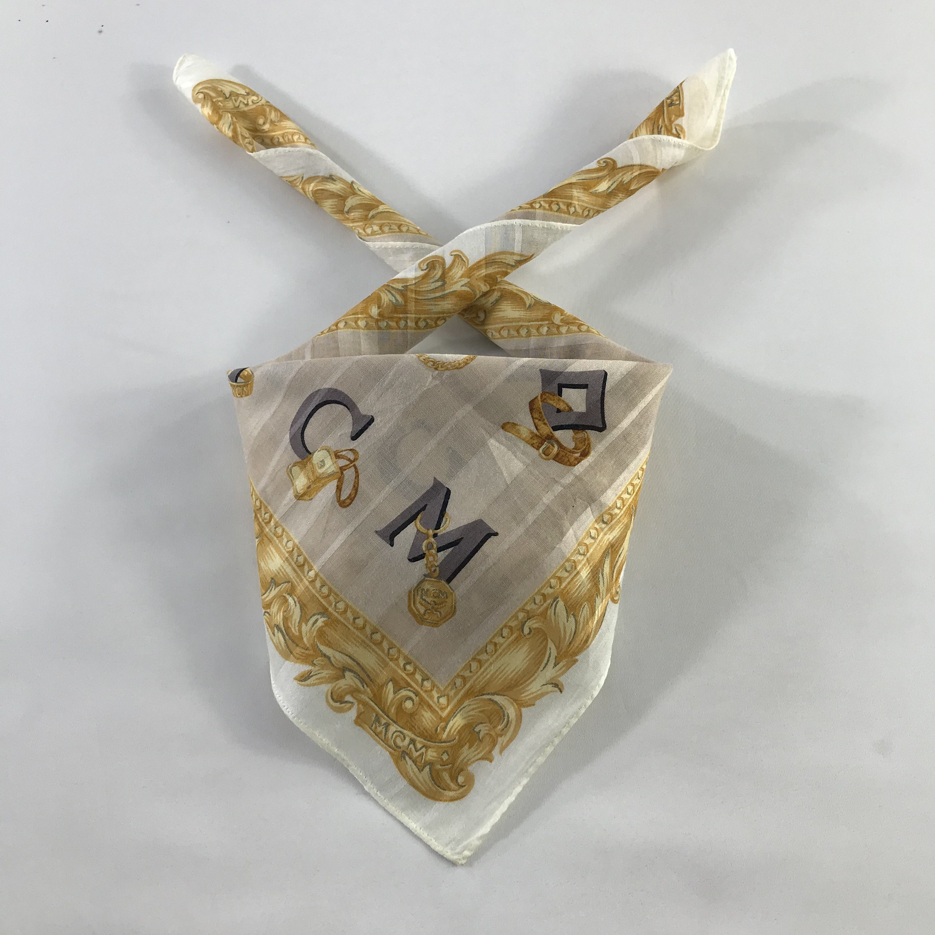 MCM × Vintage MCM Bandana / Handkerchief / Neckerchief - S1186 Size ONE SIZE - 3 Thumbnail