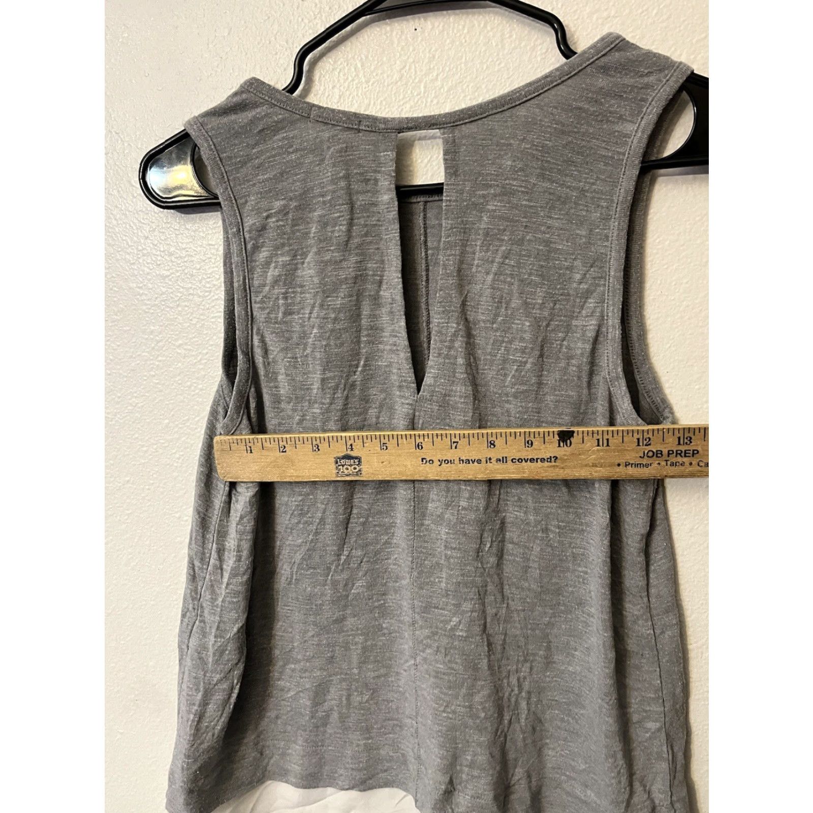 J.Crew J.Crew Tank Top Shirt Tunic Sleeveless Drapey Gray M Viscose Polyester 70/30 Casual Womens Size M / US 6-8 / IT 42-44 - 4 Thumbnail