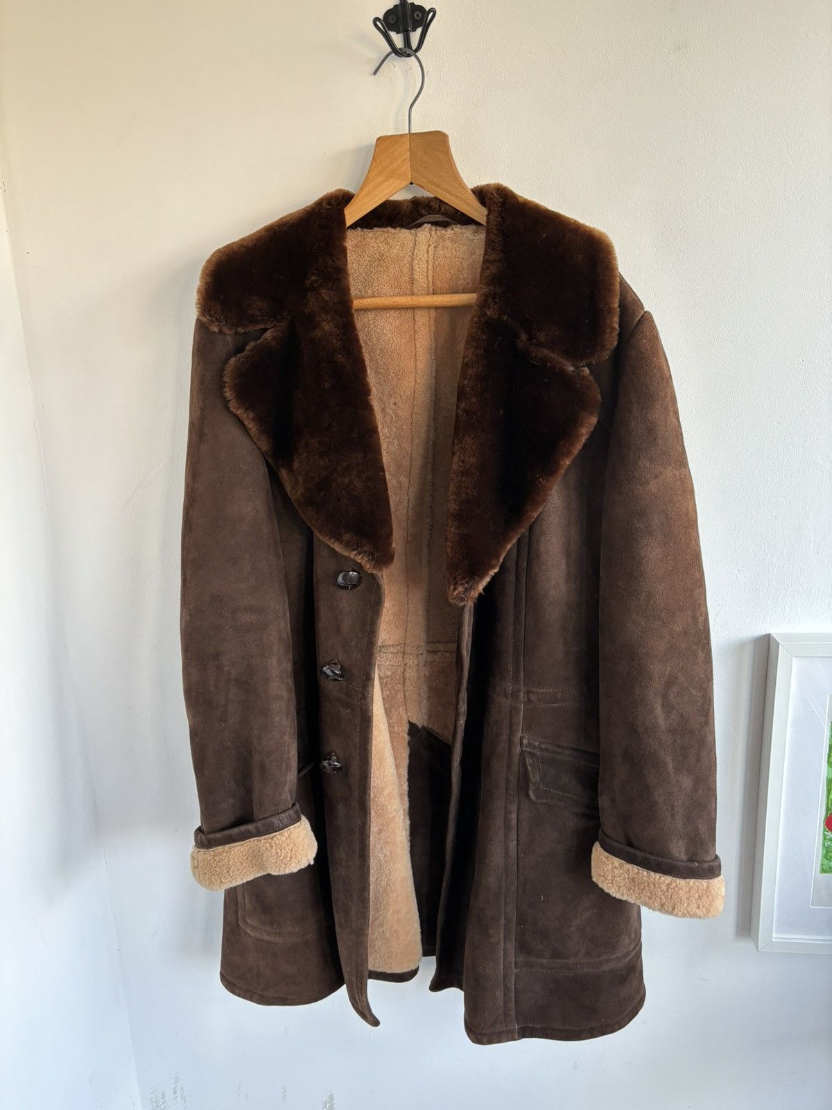 Vintage Aquascutum Sheepskin Coat