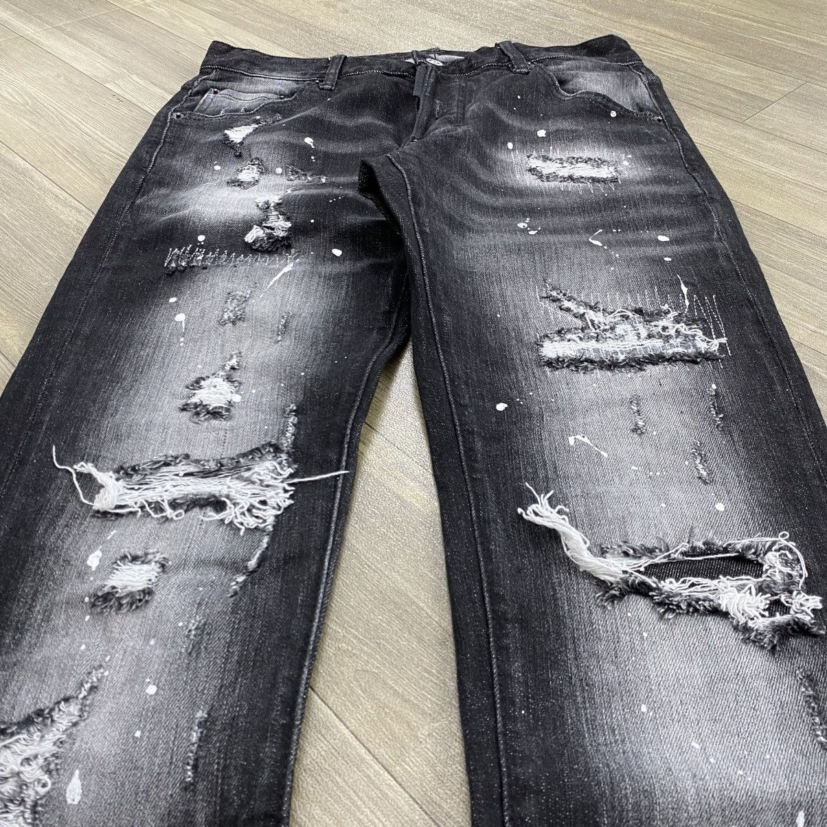 Dsquared2 2000s Dsquared2 Distressed Rock Punk Y2K Jeans ifsixwasnine Size US 30 / EU 46 - 4 Thumbnail