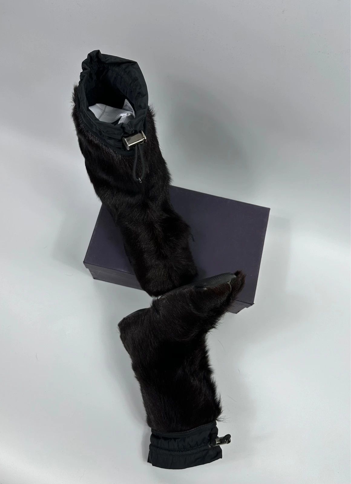 Prada Prada Sport FW99 Brown Fur Yeti Boots Size US 9 / IT 39 - 16 Thumbnail