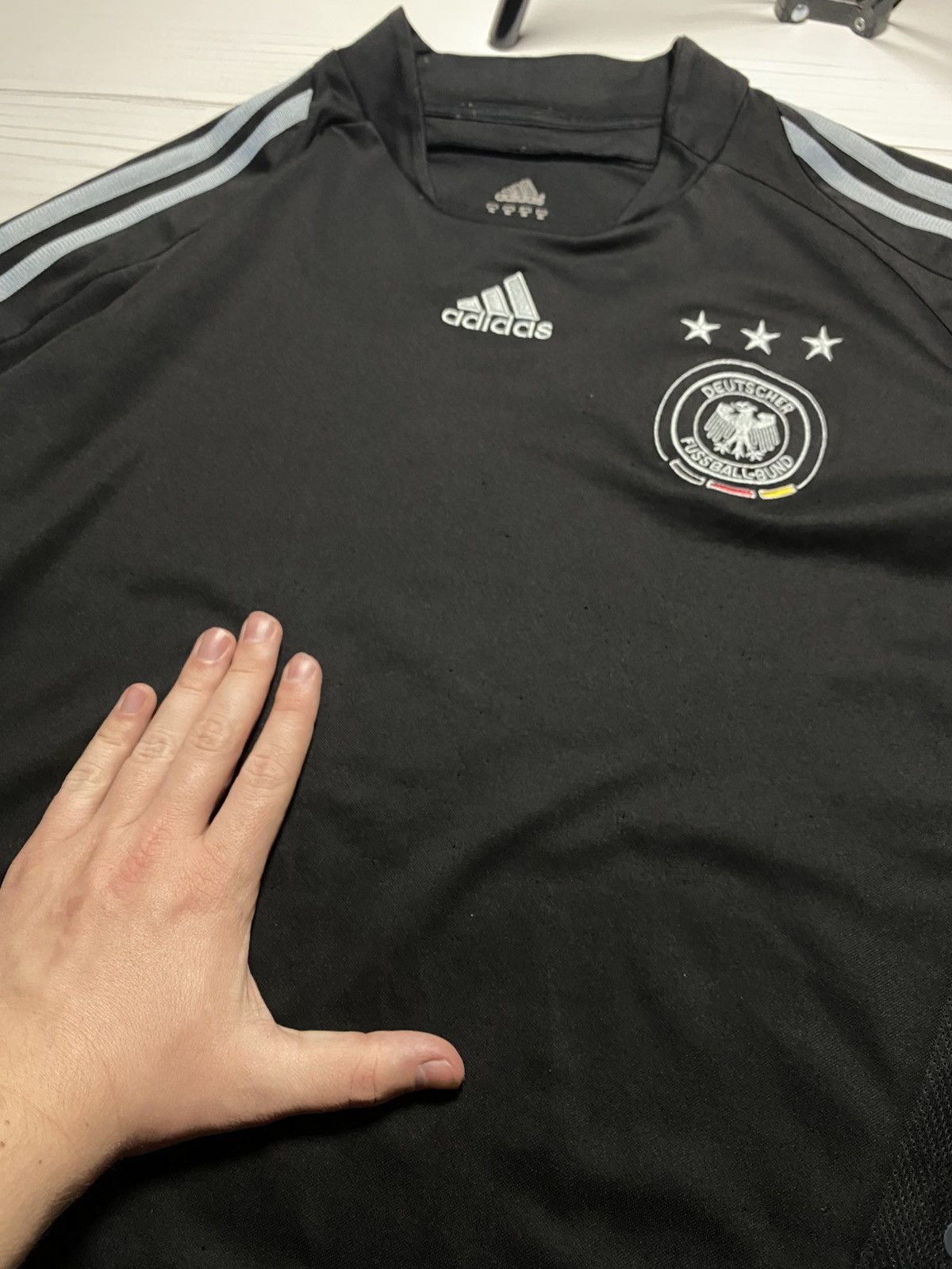 Adidas Vintage Adidas Germany 2008 goalkeeper longsleeve t shirt Size US XL / EU 56 / 4 - 9 Thumbnail