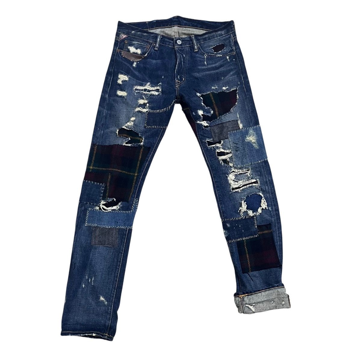Denim & Supply Ralph Lauren Authentic Denim & Supply by Ralph Lauren Patchwork Jeans Size US 30 / EU 46 - 1 Thumbnail
