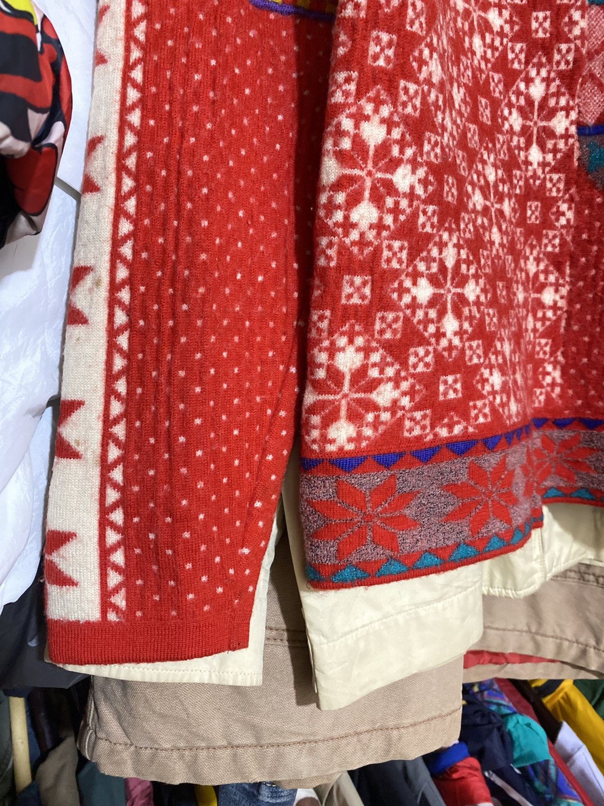 Kenzo × Vintage Vintage Kenzo Patchwork Knitwear Size M / US 6-8 / IT 42-44 - 5 Thumbnail