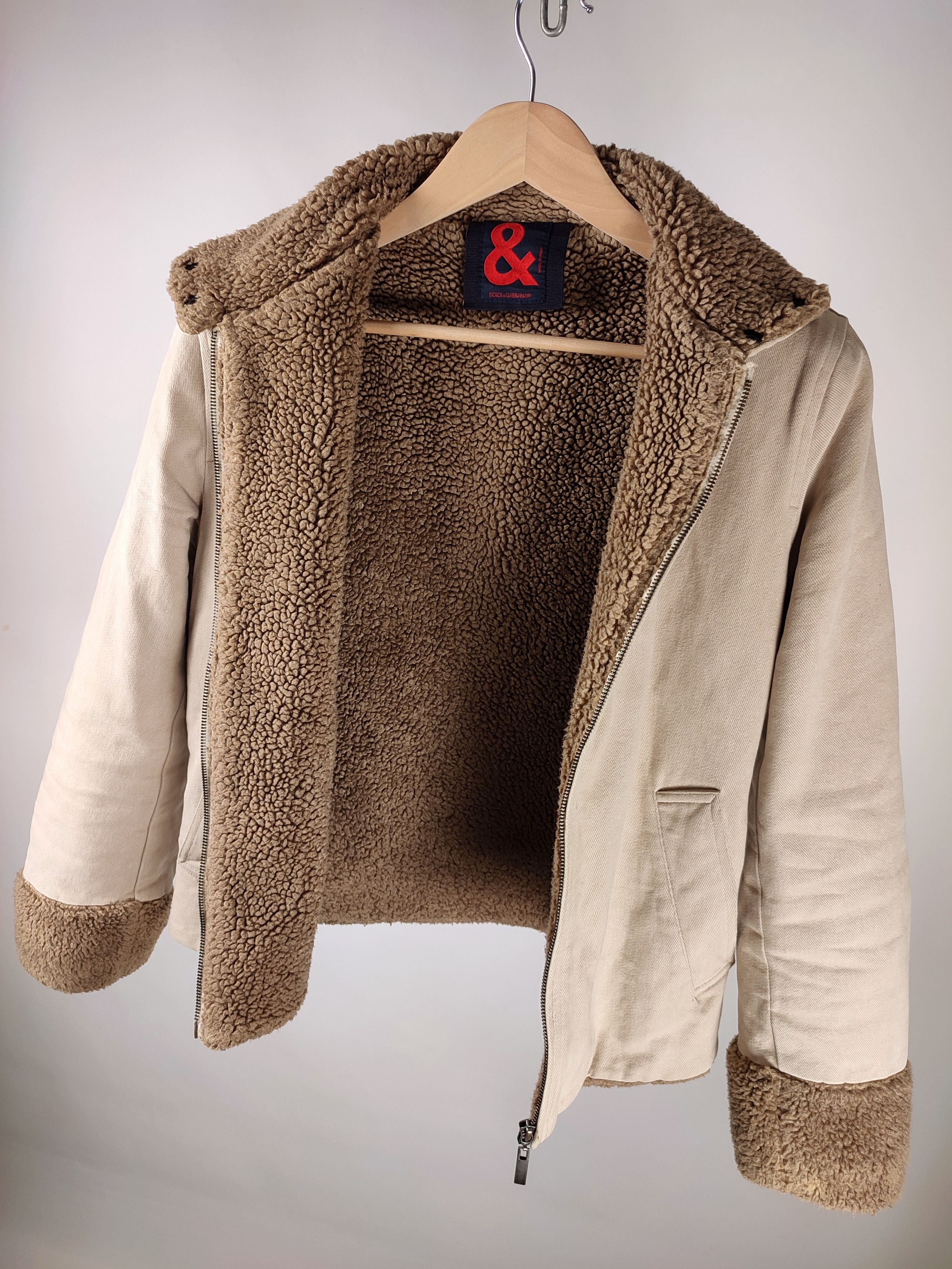 Dolce & Gabbana Vintage Y2K Dolce Gabbana Sheep Teddy Jacket Size US S / EU 44-46 / 1 - 7 Thumbnail