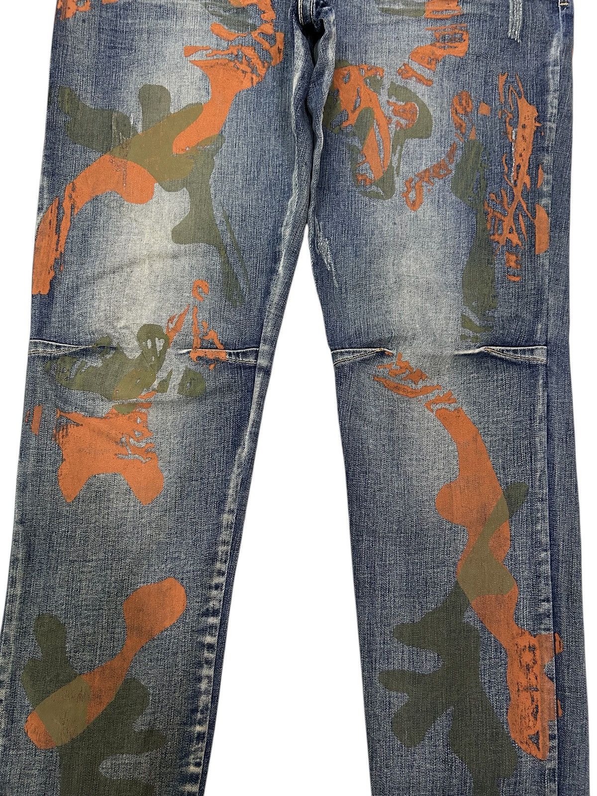 Japanese Brand × Vintage RARE! DENIM STYLED ITALY ART PAINT STREETWEAR JEANS Size US 32 / EU 48 - 8 Thumbnail