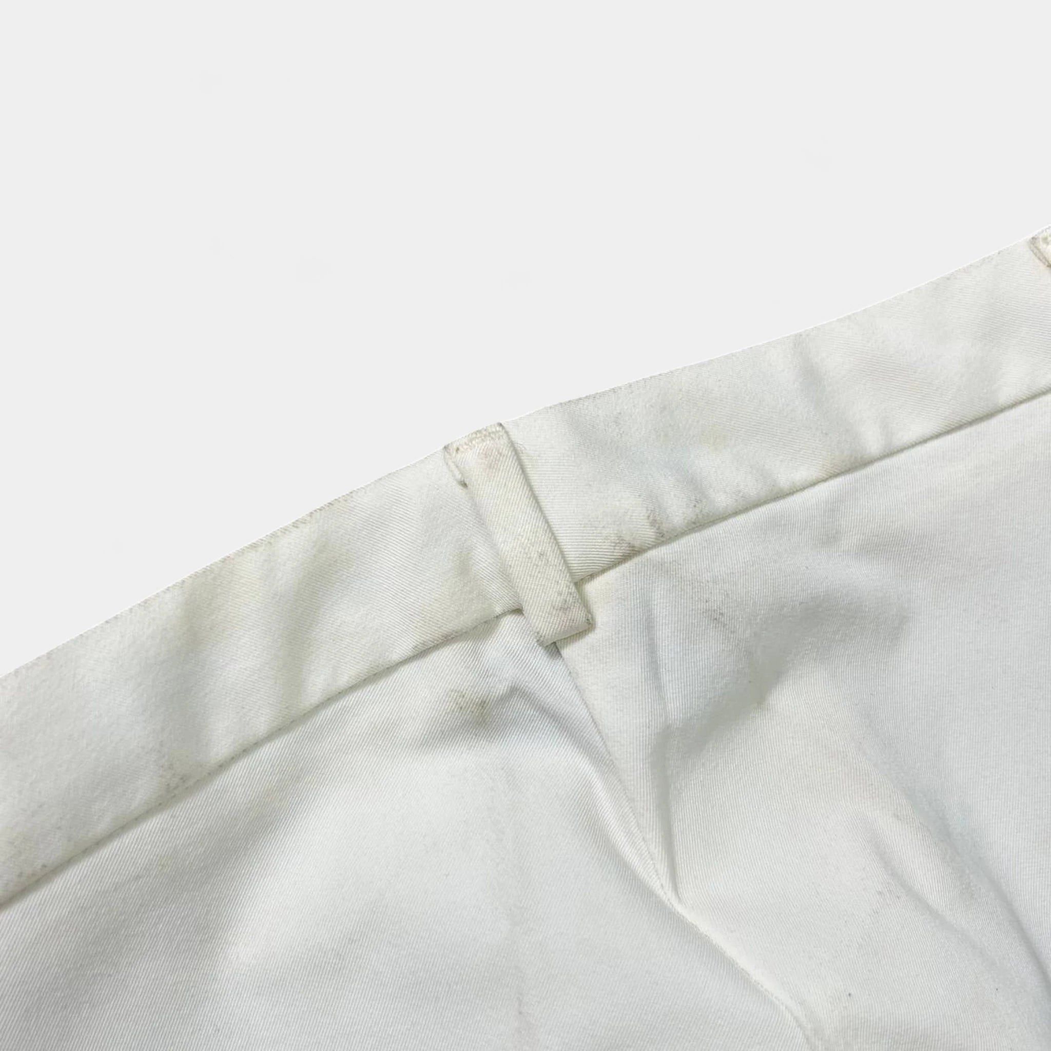 Marithe + Francois Girbaud Marithé + François Girbaud White Straight Leg Pants Size 27" / US 4 / IT 40 - 8 Thumbnail