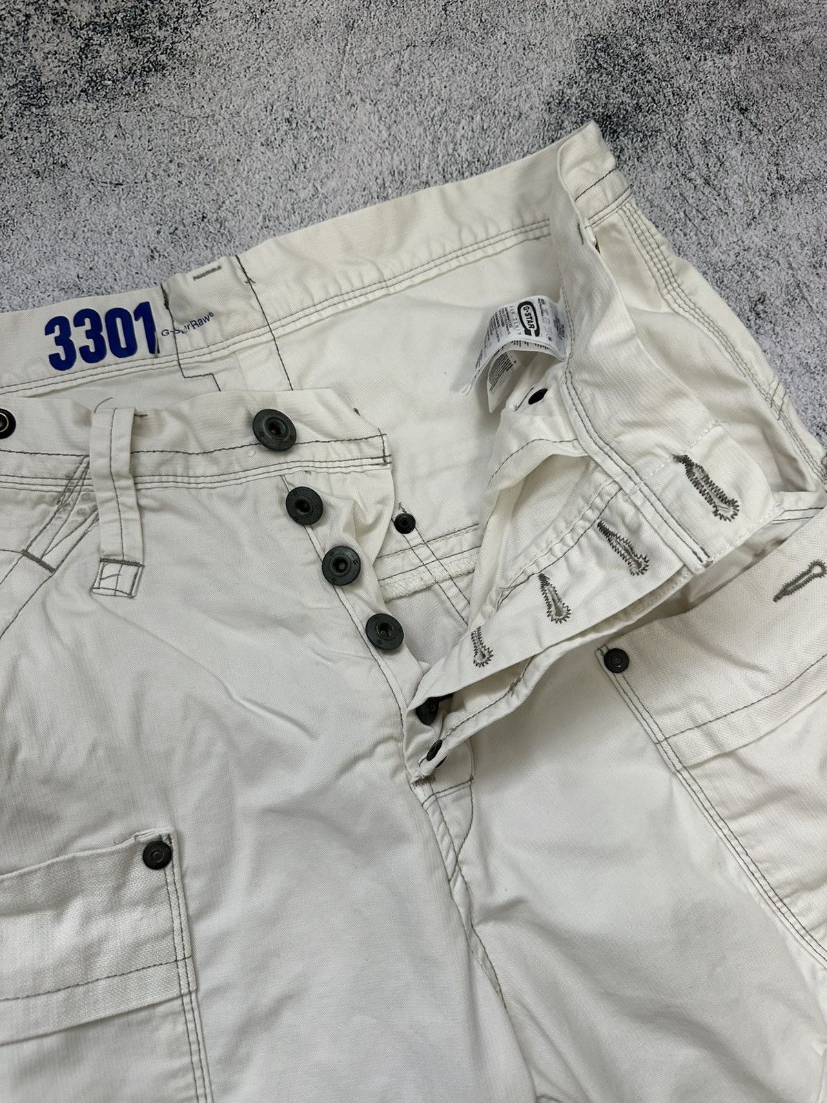G-Star Men’s G-Star Raw Cargo Shorts Logo Size US 32 / EU 48 - 10 Thumbnail