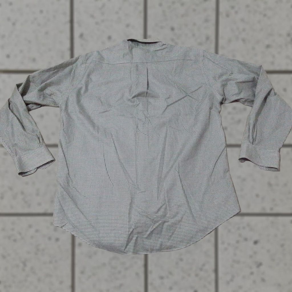 Brooks Brothers Brooks Brothers Shirt Dress Medium Green Cotton Long Mens Size 40R - 1 Thumbnail