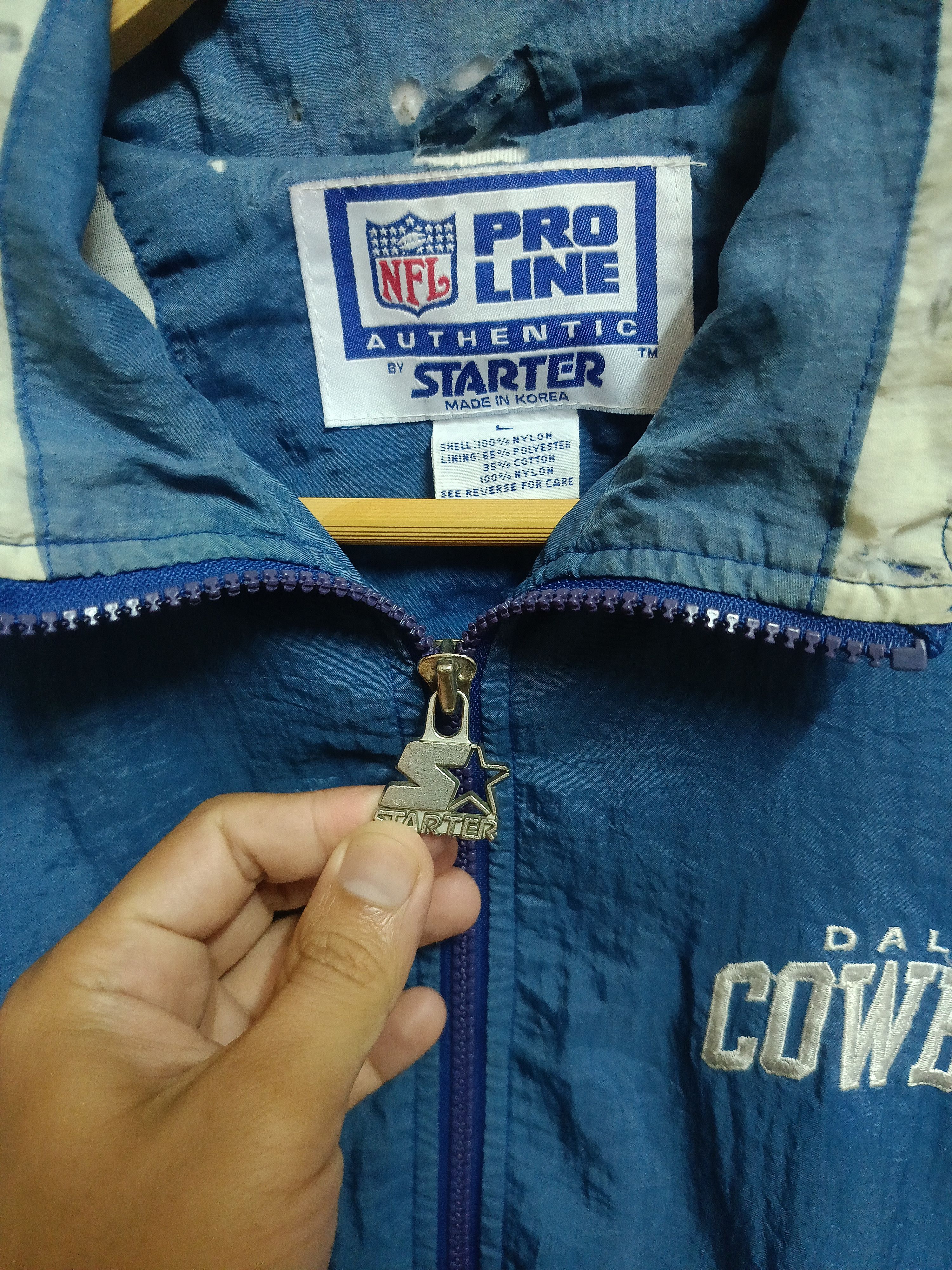NFL × Starter Vtg 90s Dallas Cowboys Starter Jacket Size US M / EU 48-50 / 2 - 5 Thumbnail