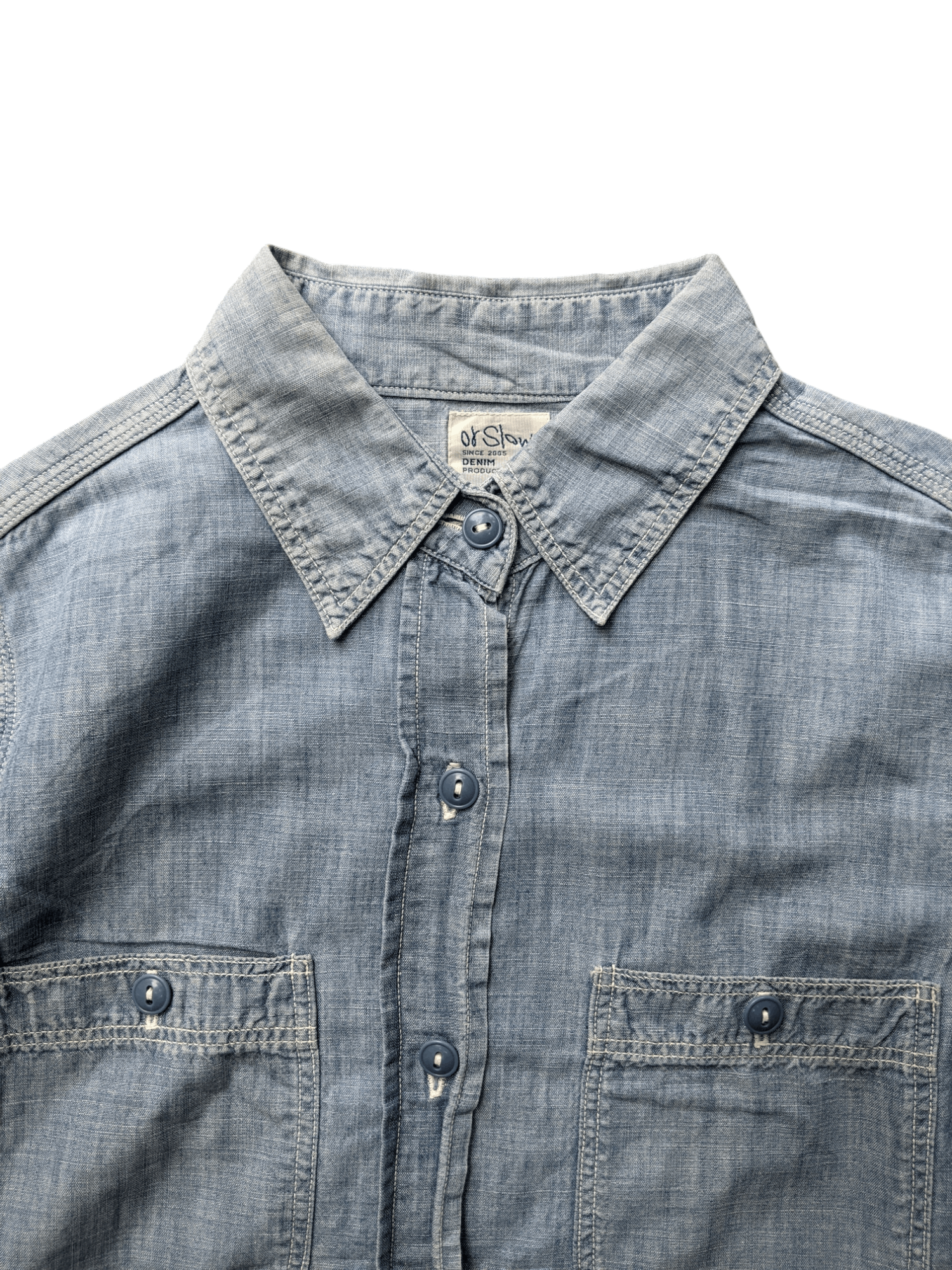 Orslow Orslow Chambray Shirt Size US S / EU 44-46 / 1 - 2 Thumbnail