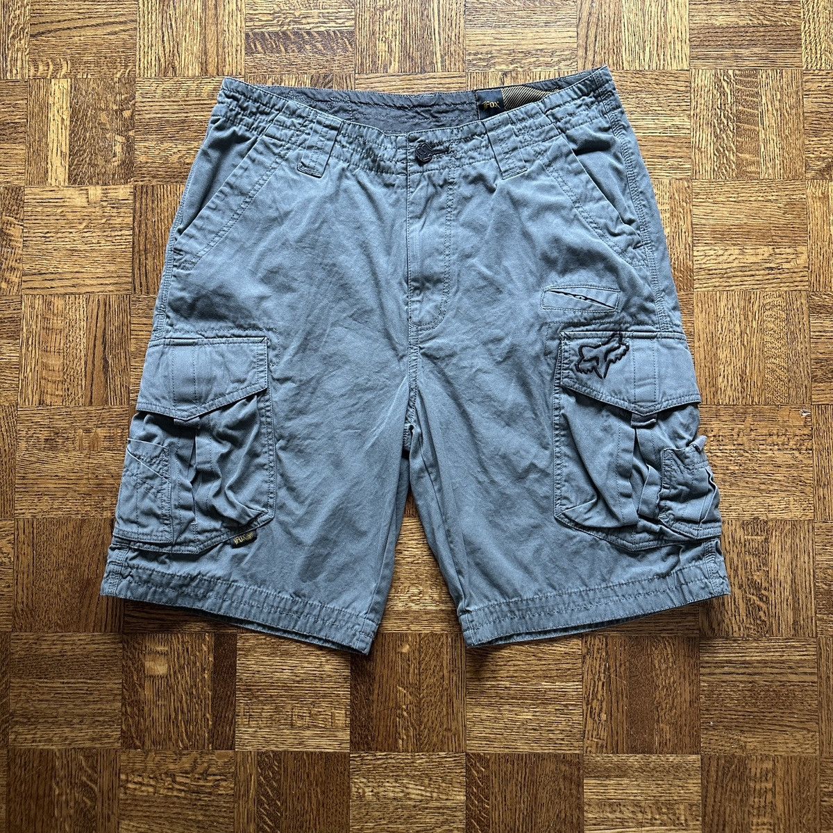 Fox Racing Vintage Y2K Fox Racing Cargo Shorts Size US 34 / EU 50 - 1 Thumbnail