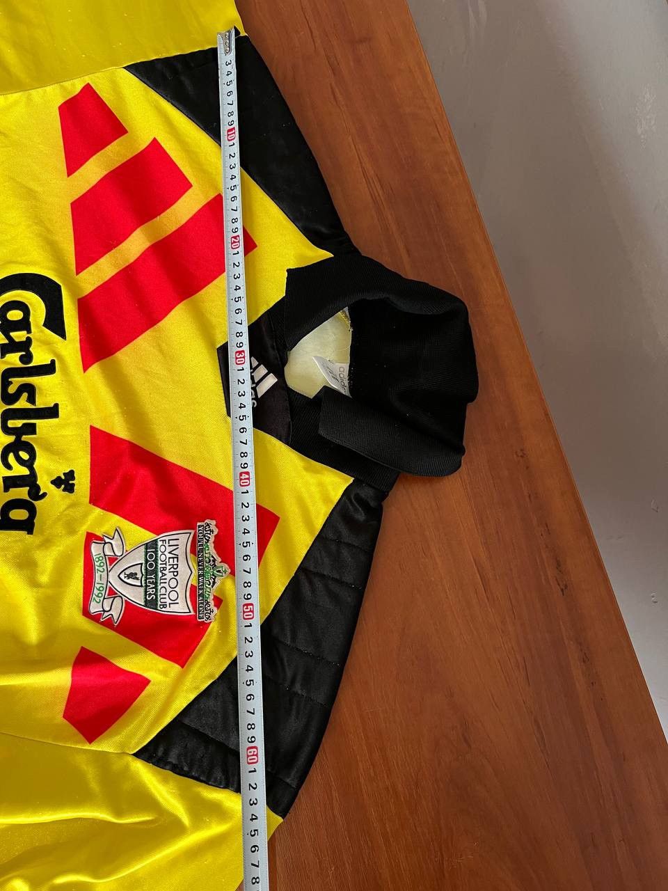 Adidas VERY RARE! 1992/93 LIVERPOOL FC GK 100 YEARS SOCCER JERSEY Size US M / EU 48-50 / 2 - 24 Thumbnail