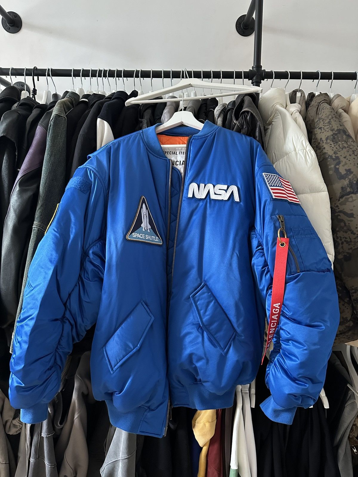 Balenciaga Balenciaga special item nasa bomber jacket Size US S / EU 44-46 / 1 - 1 Thumbnail