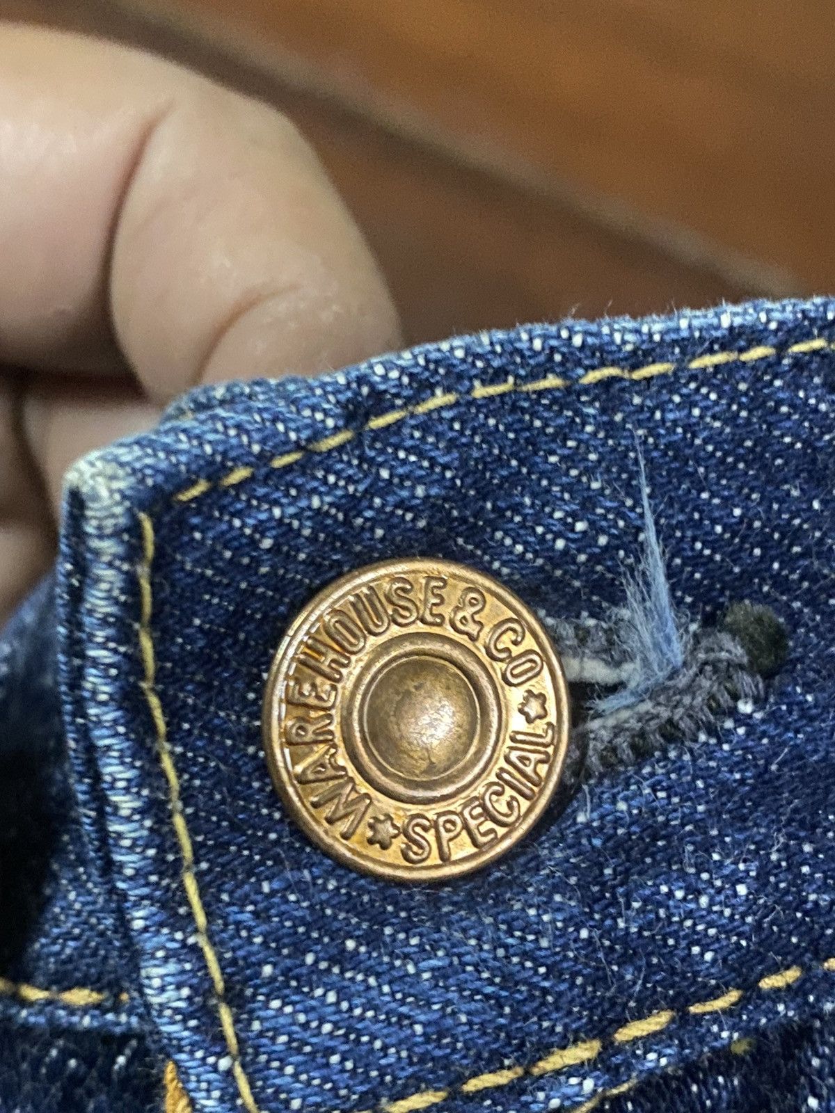 Warehouse AMAZING FIRE 🔥 VTG WAREHOUSE COMPANY BOOT CUT Size US 28 / EU 44 - 9 Thumbnail