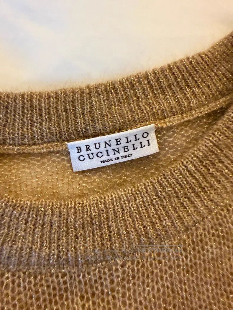 Brunello Cucinelli Brunello Cucinelli Golden Horsehair Coat Size M / US 6-8 / IT 42-44 - 3 Thumbnail