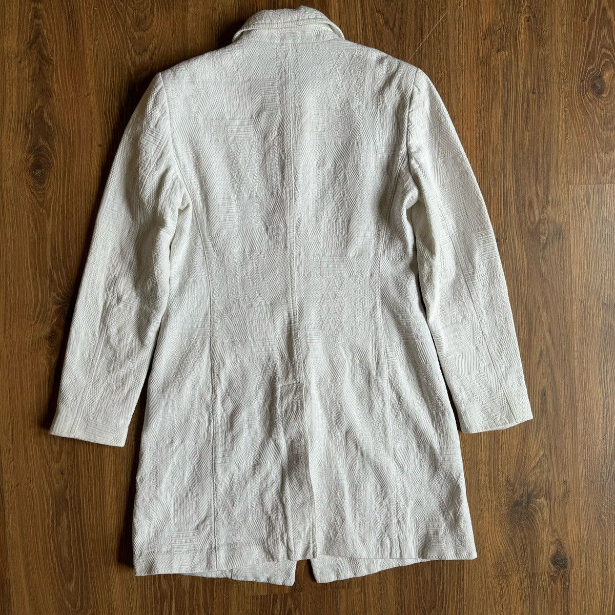 Versace × Versace Jeans Couture × Vintage Vintage Versace Jeans Couture Women’s Jacket White M 90s Size M / US 6-8 / IT 42-44 - 4 Thumbnail