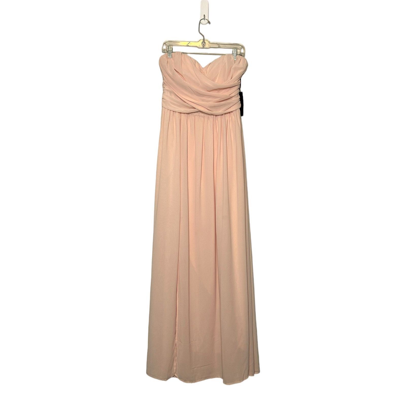 Lululemon Lulu's Moonlight Serenade Pink Strapless Maxi Dress size XL Size XL / US 12-14 / IT 48-50 - 9 Thumbnail