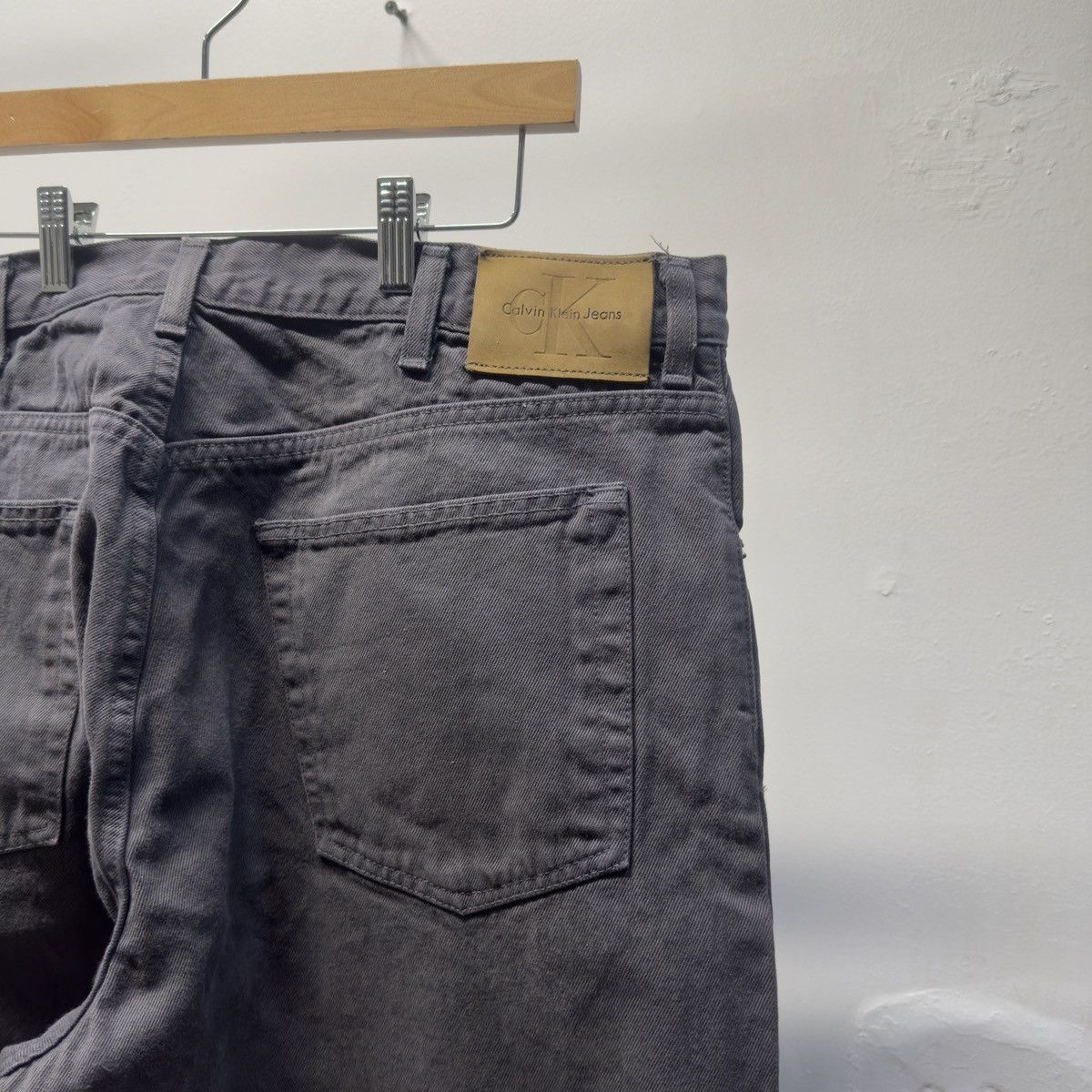 Vintage 90s Calvin Klein Baggy Relaxed Jeans ERD Grunge Chrome Size US 38 / EU 54 - 5 Thumbnail