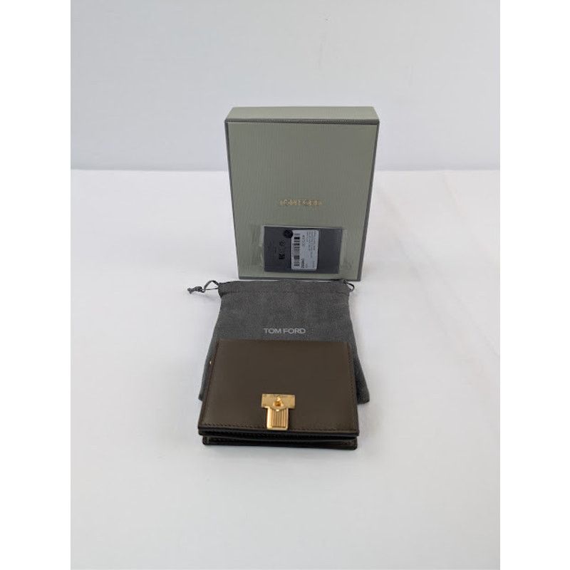 Tom Ford o1rshd1 Size: OS / Mini Wallet in Dark Olive Size ONE SIZE - 14 Thumbnail