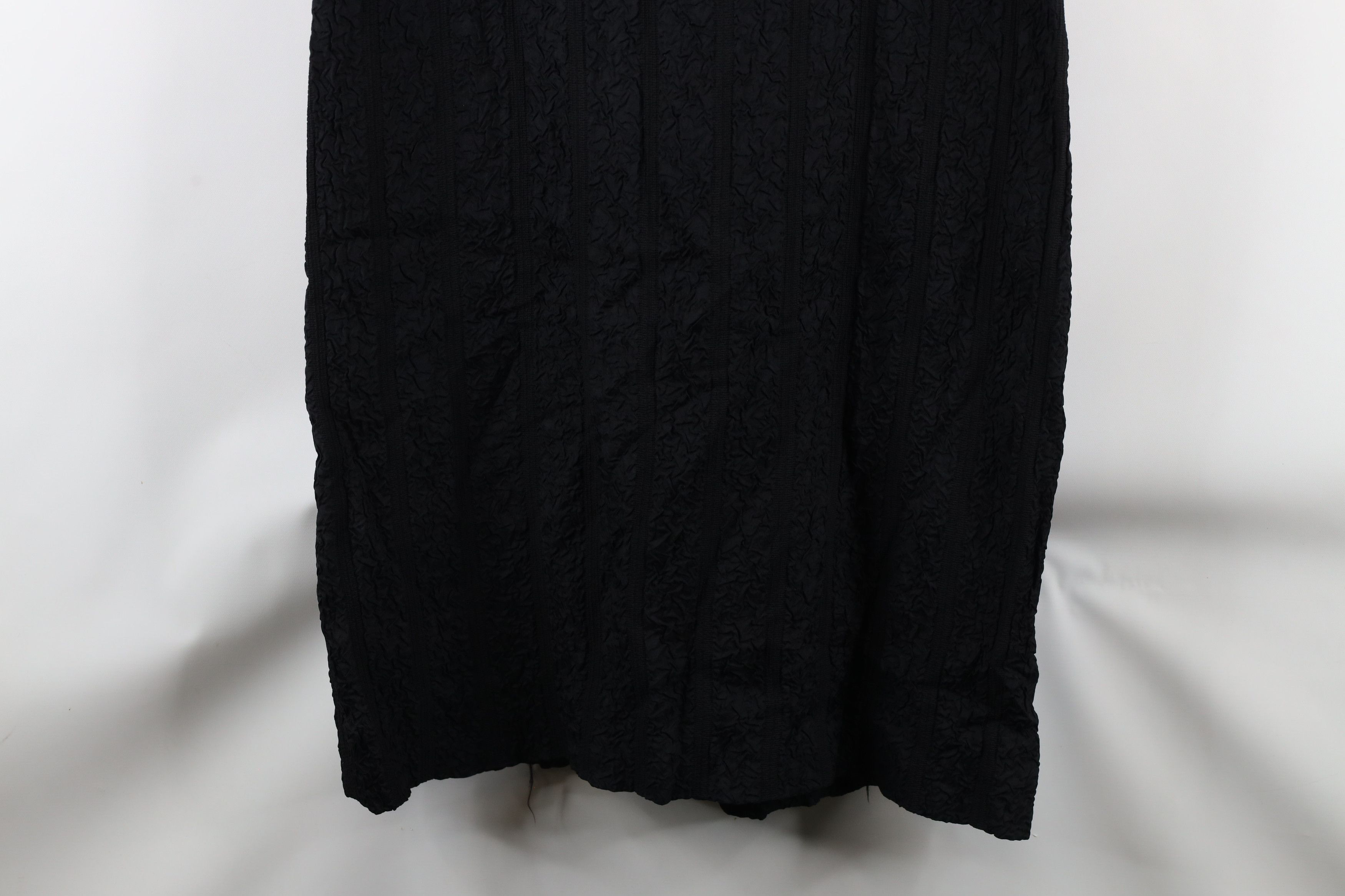Vintage Vintage 50s 60s Mod Short Sleeve Sheath Dress Black LBD USA Size L / US 10 / IT 46 - 4 Thumbnail