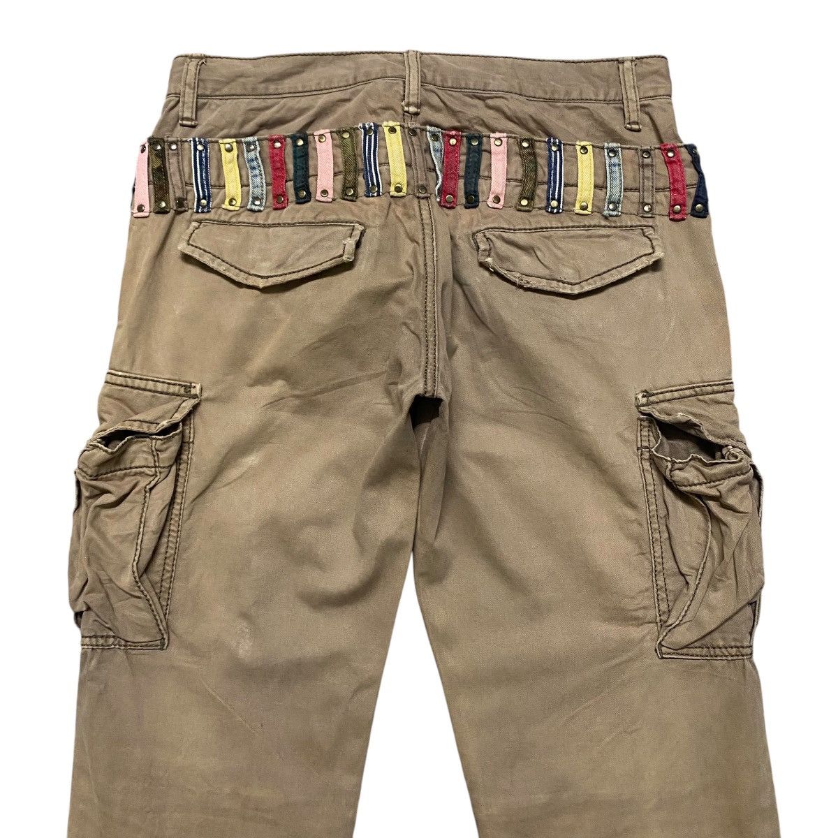 JACKROSE JACK ROSE Double Waist Cargo Pants Distressed Size US 32 / EU 48 - 11 Thumbnail