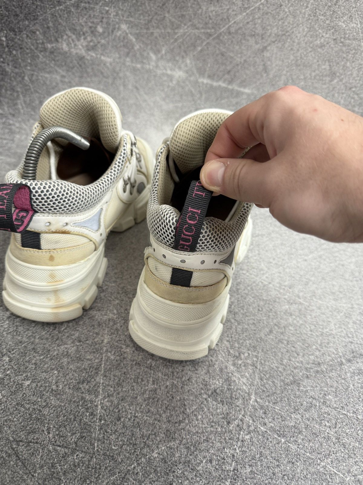 Gucci Gucci Flashtrek Women’s Sneakers ‘White’ Size 38 Size US 7 / IT 37 - 5 Thumbnail
