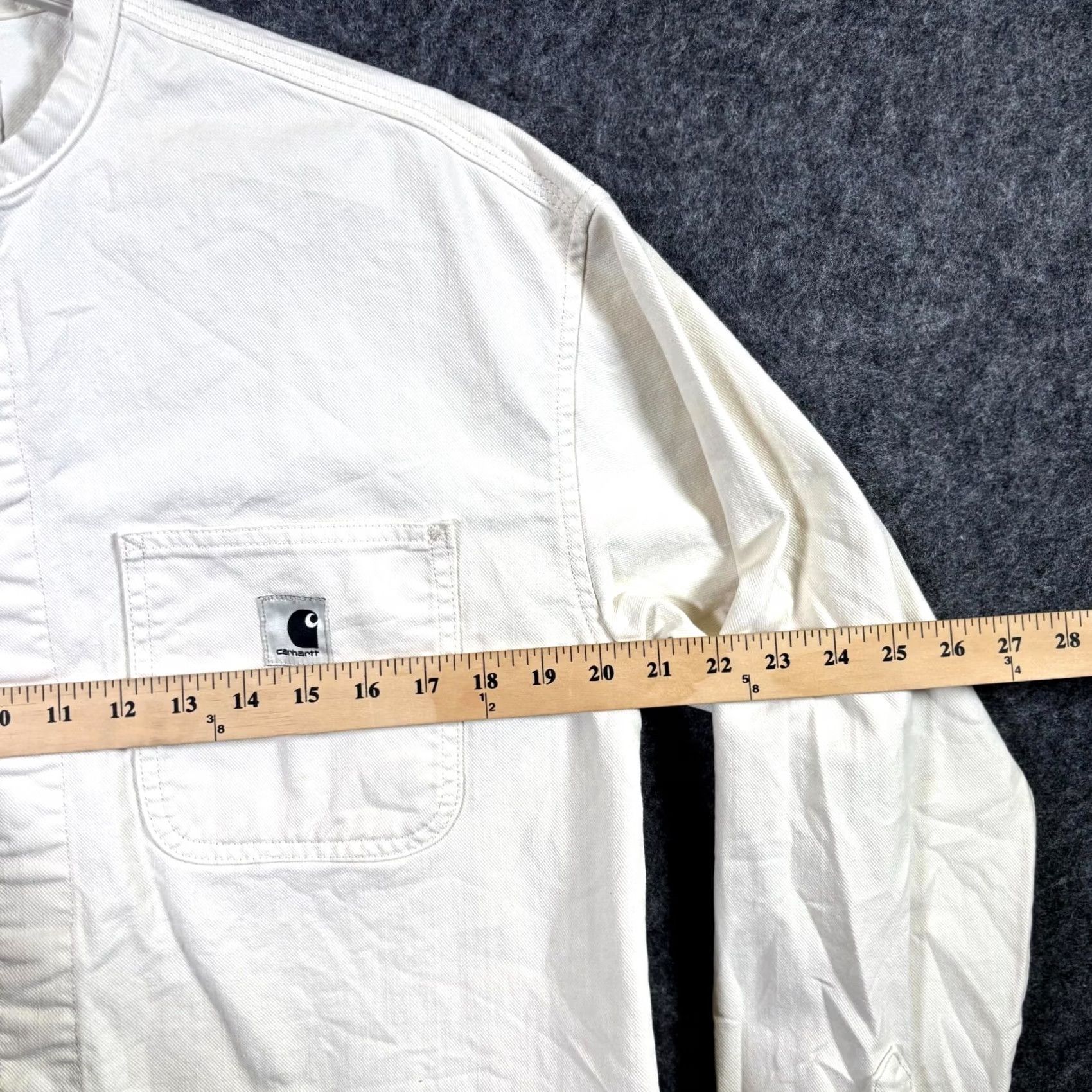 Carhartt Carhartt WIP Norris Jacket Womens Medium White Casual Jacket Size M / US 6-8 / IT 42-44 - 4 Thumbnail