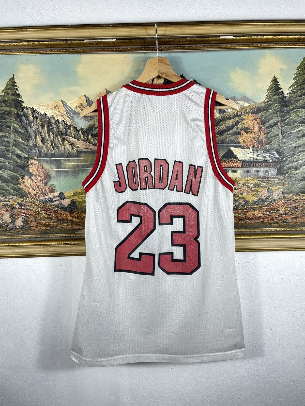 Champion × NBA Chicago Bulls Retro Jersey Tank Top Tee Jordan 23 Basketball Size US S / EU 44-46 / 1 - 8 Thumbnail