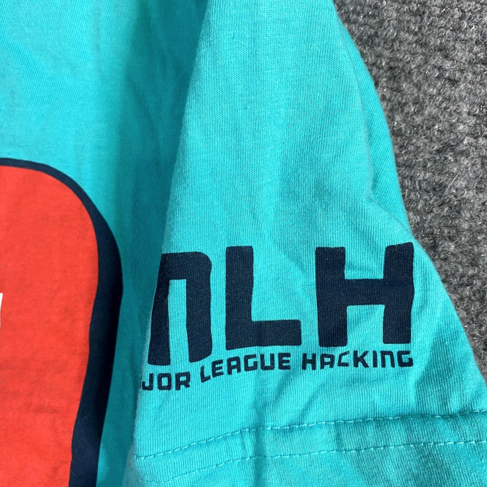 Vintage Rubber Duck MLH Major League Hackathon T-shirt S Blue Unisex Adults 2020 Official Teal Short Sleeve Mens Womens Girls Boys Size US S / EU 44-46 / 1 - 6 Thumbnail
