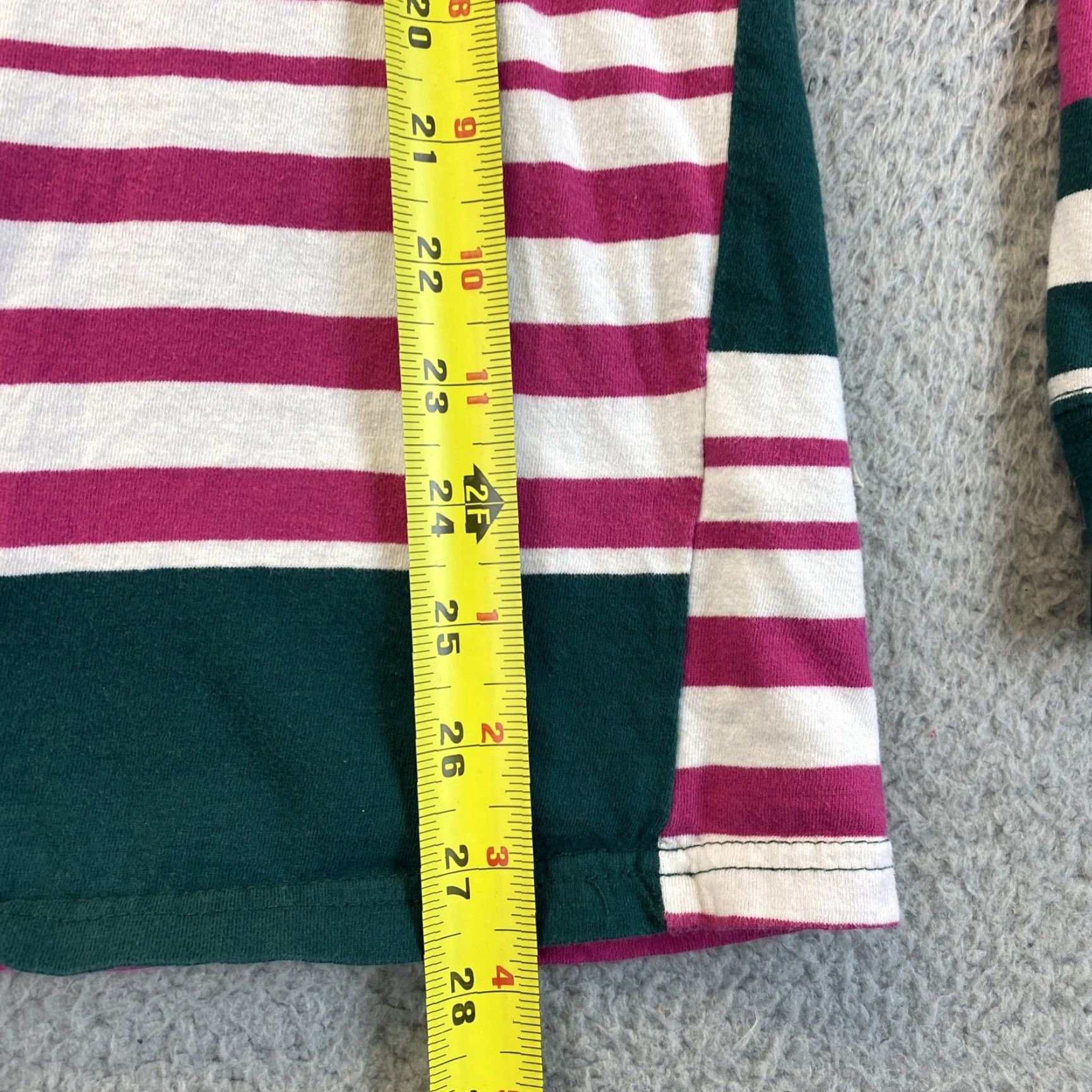 Pacsun PacSun Men's Long Sleeve Stripe Shirt Green Size M 72-36 Mens Size US M / EU 48-50 / 2 - 6 Thumbnail