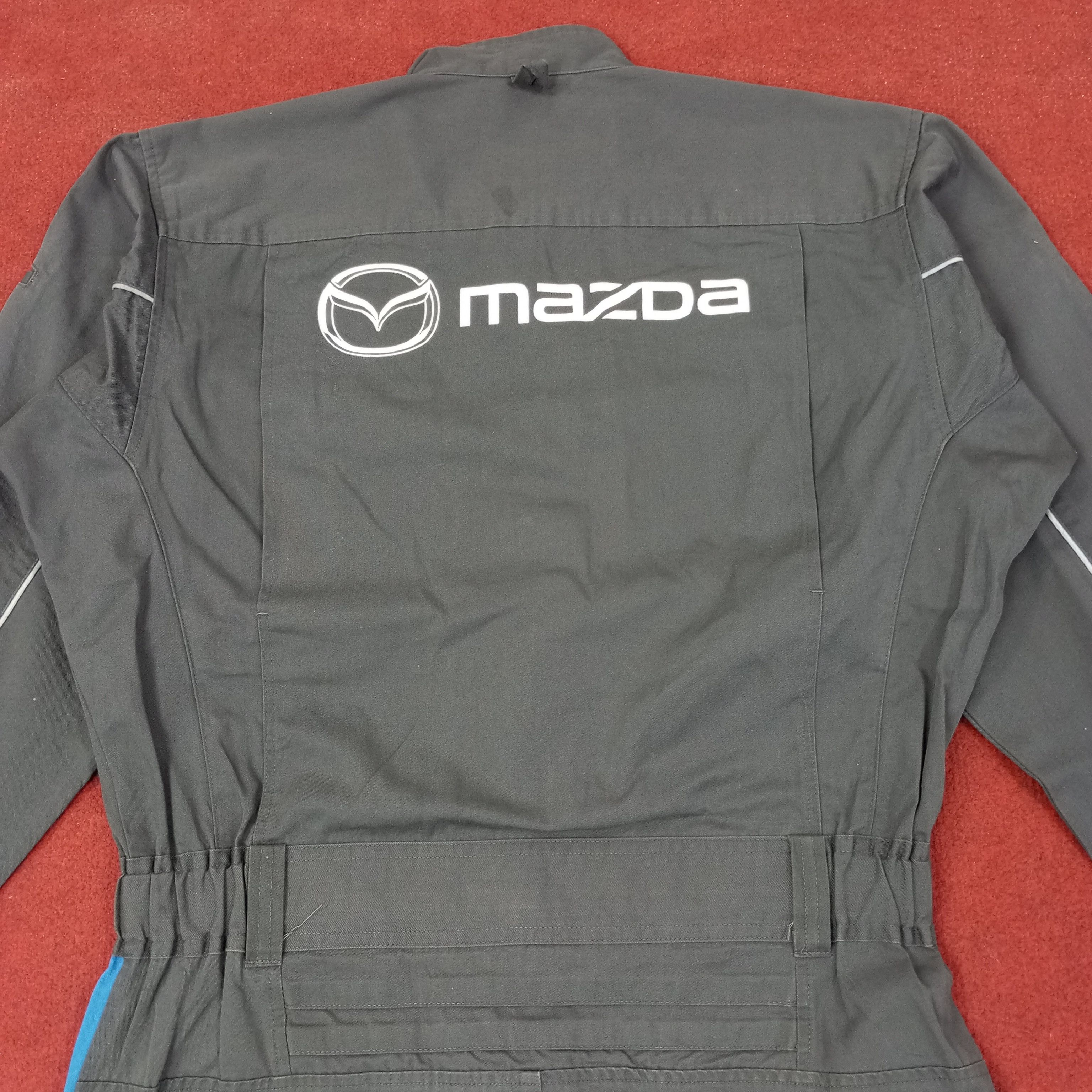 Vintage Mazda Motorsports Racing Workwear Coverall Jacket c241n15 Size US M / EU 48-50 / 2 - 2 Thumbnail