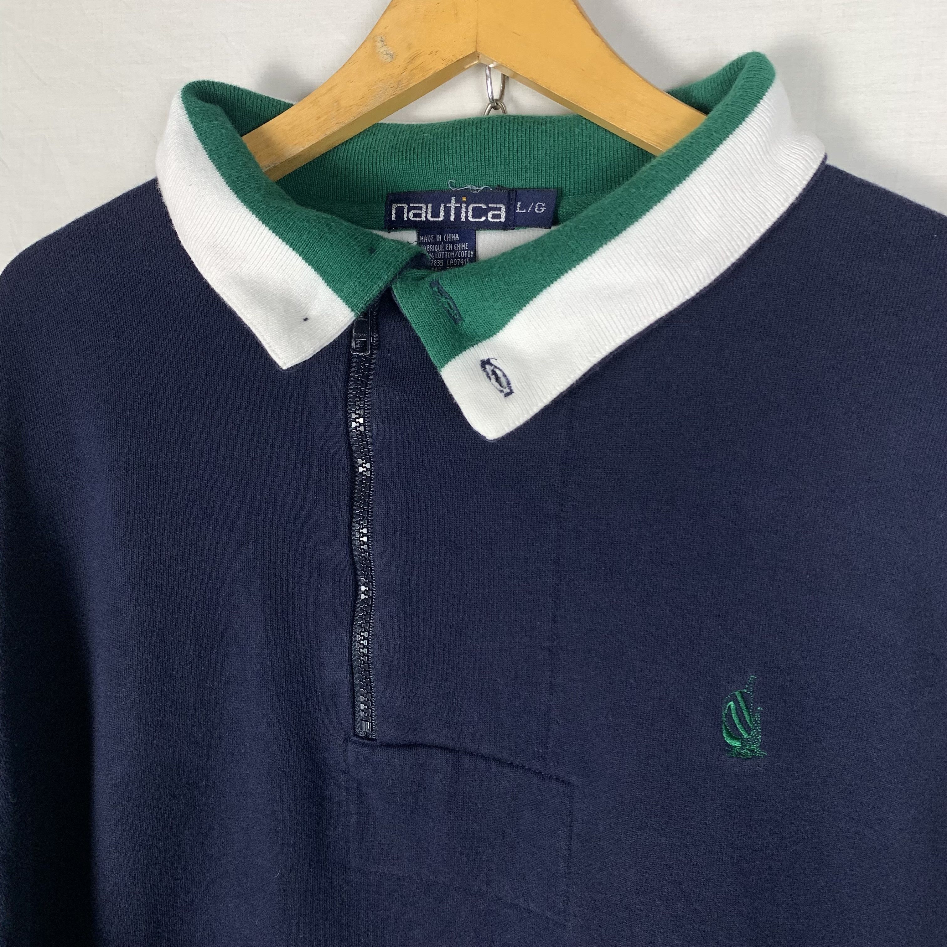 Nautica Vintage Nautica Sweatshirt Crewneck Size US L / EU 52-54 / 3 - 3 Thumbnail