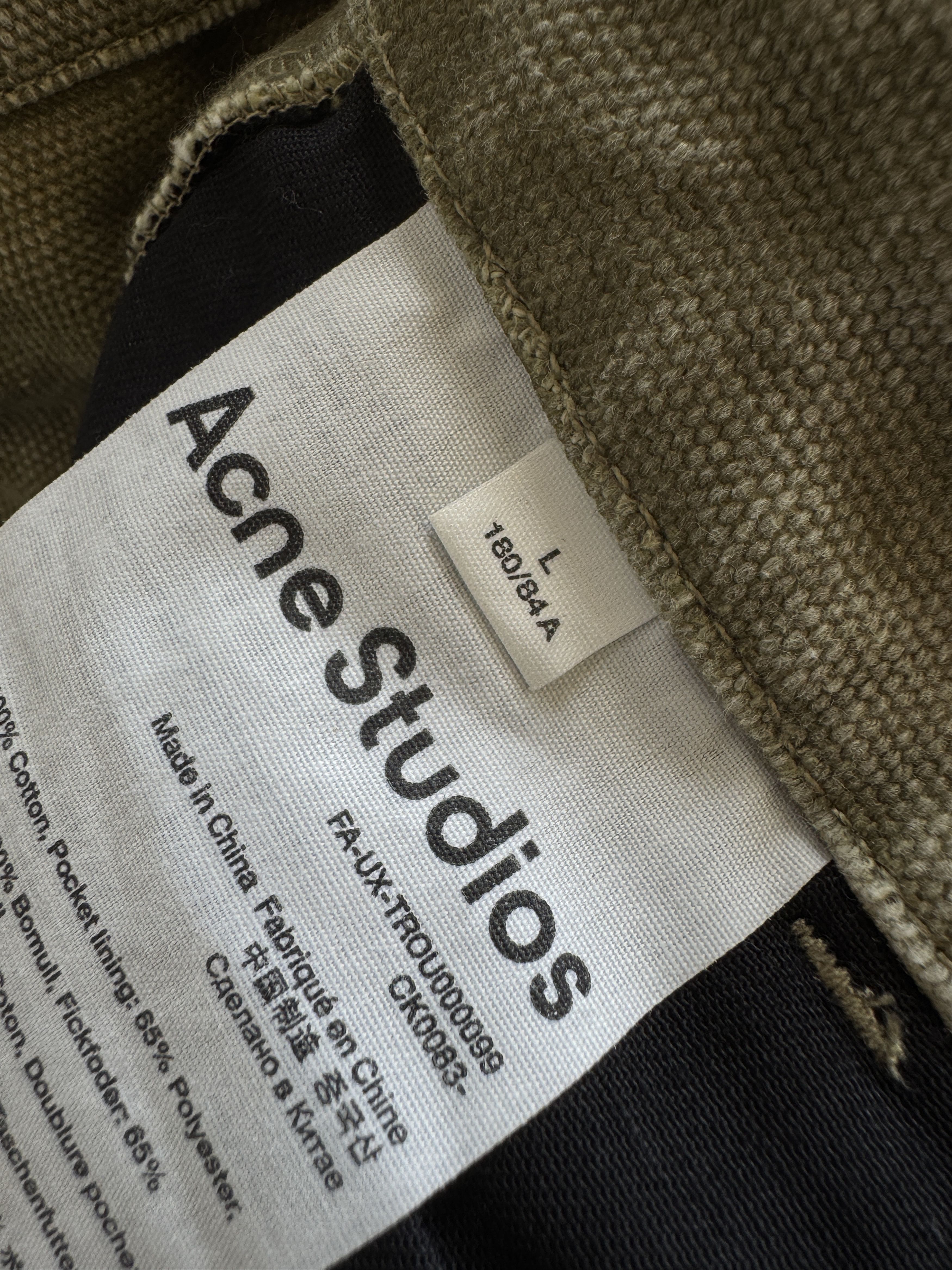 Acne Studios Acne Studios Green Wash Denim Size US 33 - 21 Thumbnail