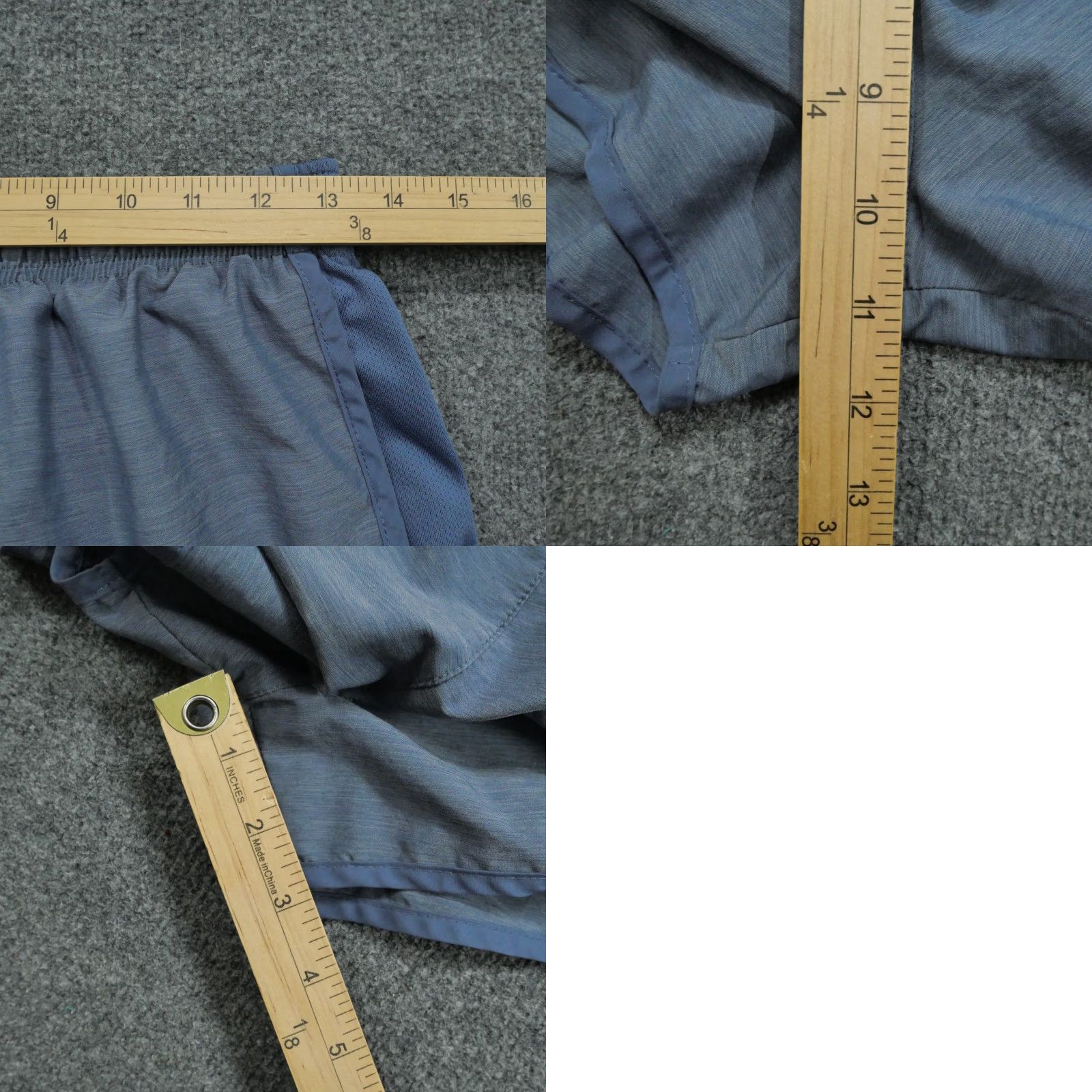 Nike Nike Shorts Womens Medium Blue Grey Lined Dri Fit Running Gym Athletic Size 32" / US 10 / IT 46 - 8 Thumbnail