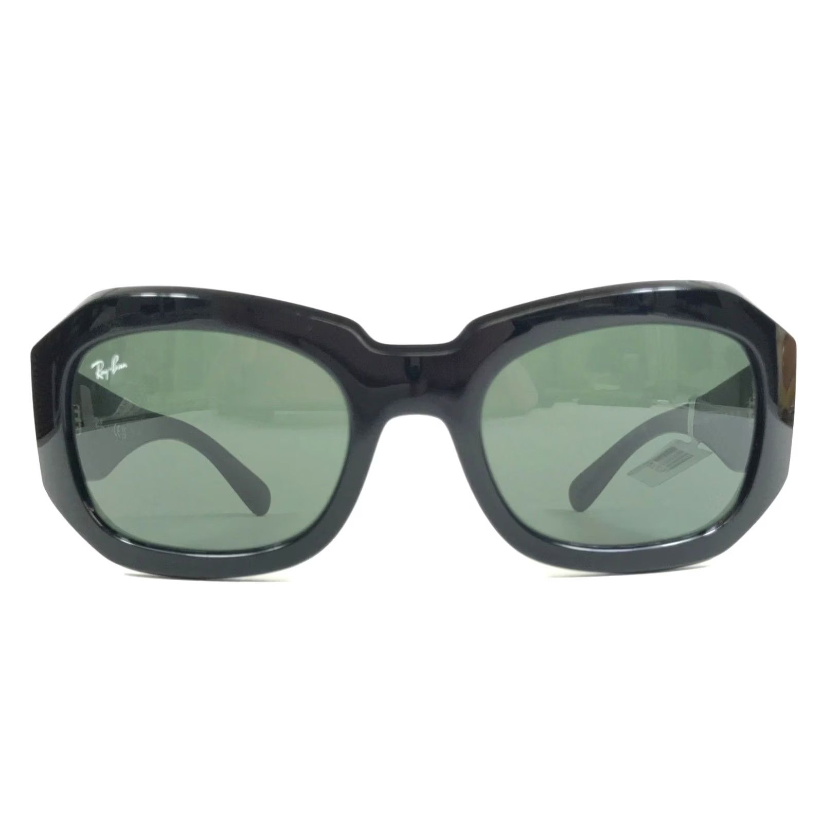 Ray-Ban Sunglasses RB2212 BEATE 901/31 Large Black Wrap Frames with Green Lenses Ray-Ban Sunglasses RB2212 BEATE 901/31 Large Black Wrap  main image 2