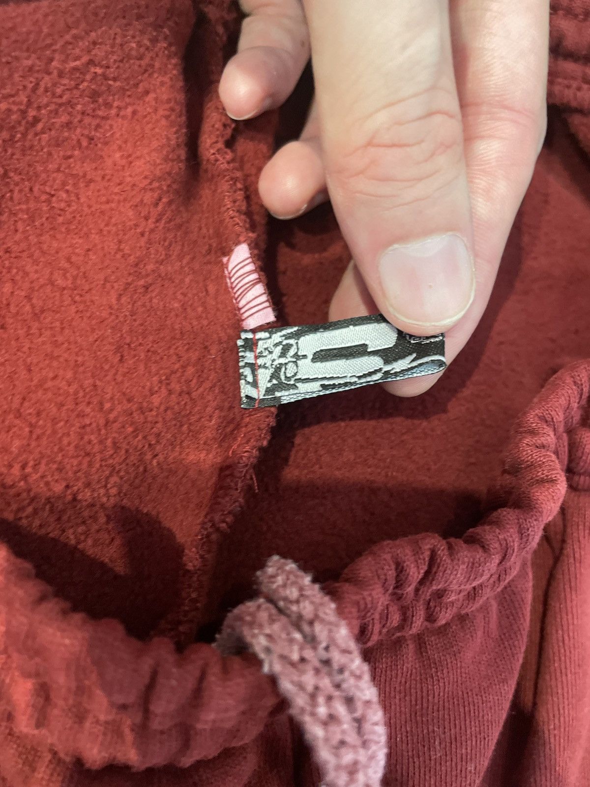 Sp5der Spider Burgundy Sweatpants XL Size US 36 / EU 52 - 4 Thumbnail