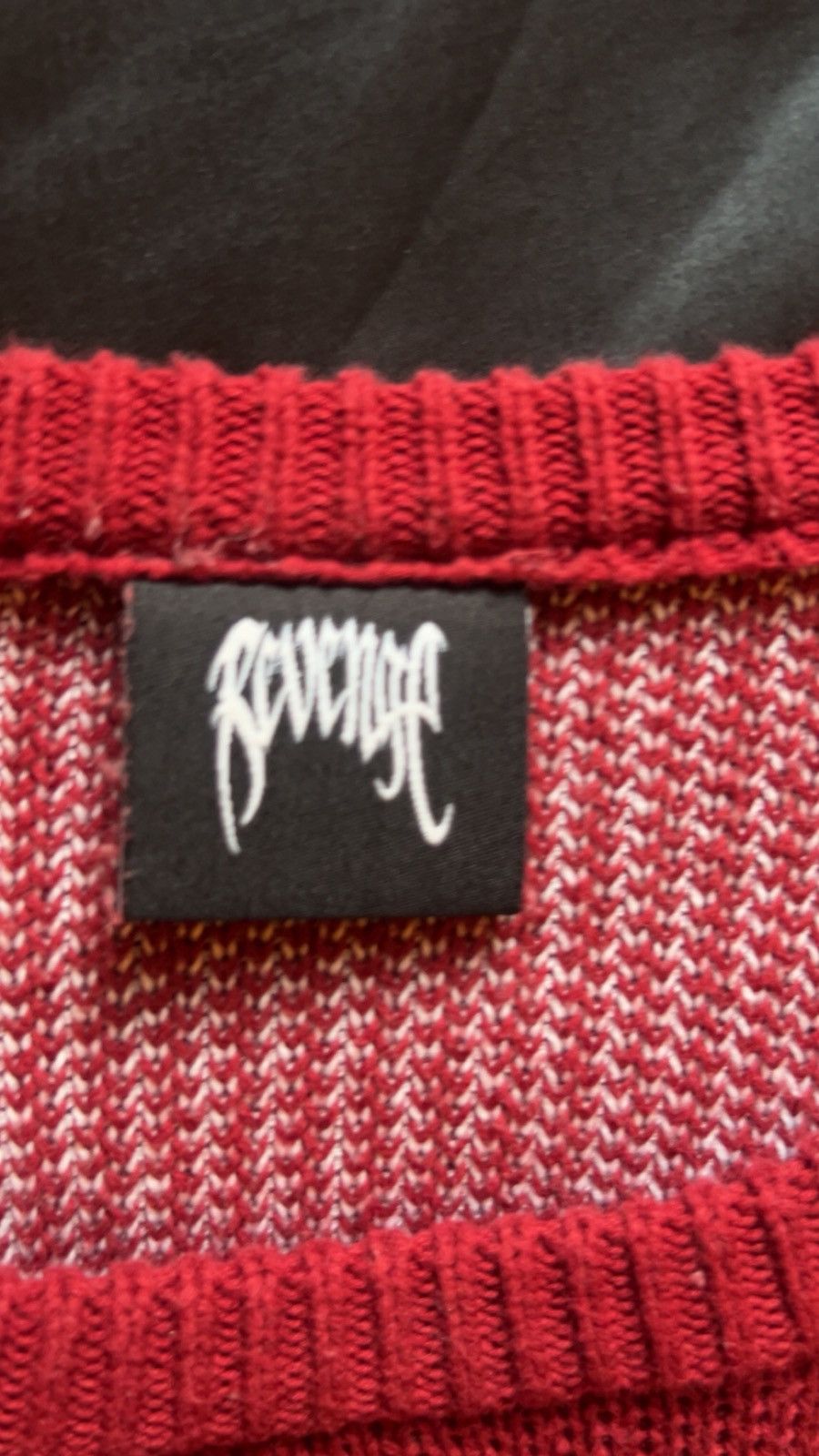 Revenge Revenge Red Goliath Sweater Large Lightly Used Size US L / EU 52-54 / 3 - 2 Thumbnail