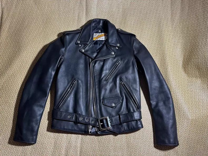 Schott Schott 118 cable-stayed leather jacket Size US S / EU 44-46 / 1 - 5 Thumbnail