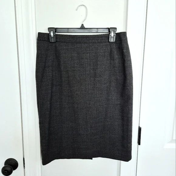 Hugo Boss Vimena Virgin Wool Skirt Classic Party Spring Summer Work Size 30" / US 8 / IT 44 - 11 Thumbnail
