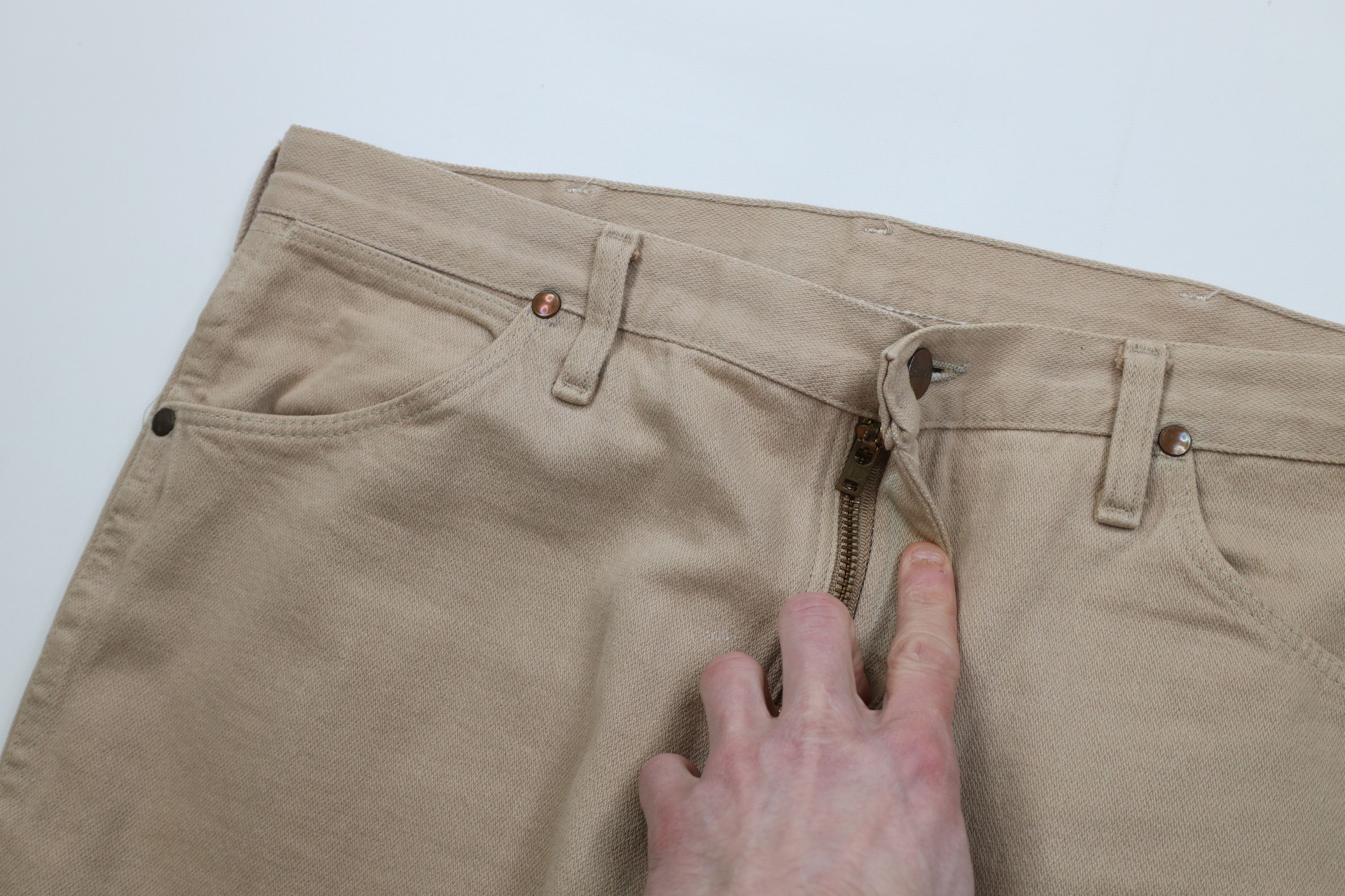 Eddie Bauer Vintage 90s Eddie Bauer Bootcut Wide Leg Jeans Tan USA Size US 36 / EU 52 - 8 Thumbnail