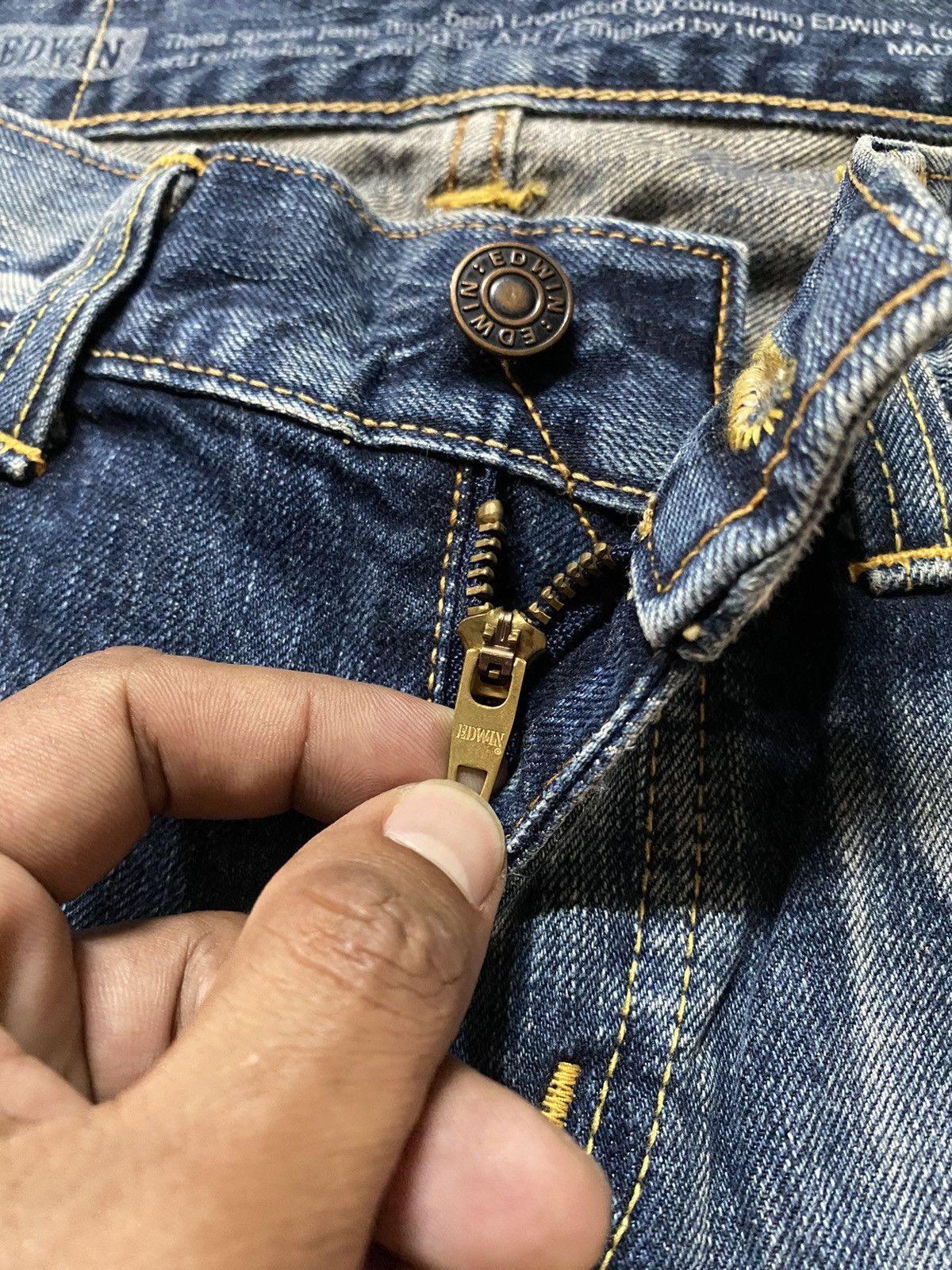 Edwin 🔥Flared🔥Japanese Edwin 503 Ripped Distressed Denim Size 28" / US 6 / IT 42 - 9 Thumbnail
