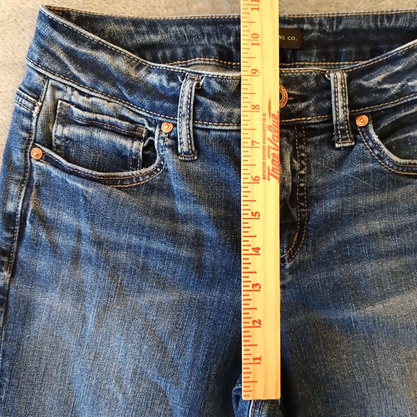 Silver Jeans Co. Silver Jeans Suki Capri Jeans Womens Reg 29 Blue Medium Wash 28x22 Mid Rise Stretch Size 29" - 4 Thumbnail