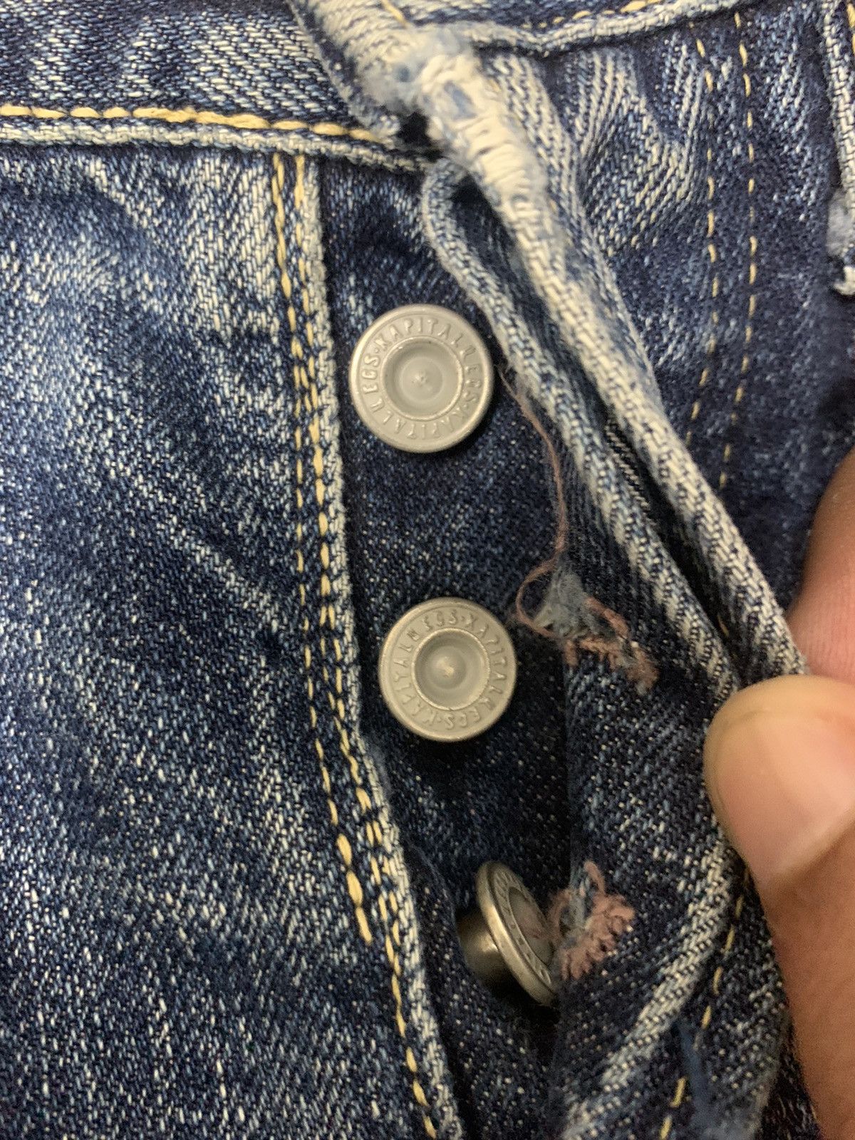 Kapital Kapital distressed selveged denim Size US 28 / EU 44 - 20 Thumbnail