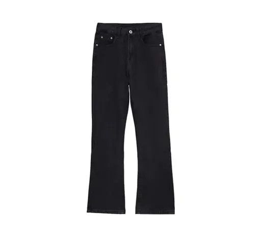 VIBE Street hip hop flame skull embroidered straight jeans Size US 30 / EU 46 - 2 Thumbnail
