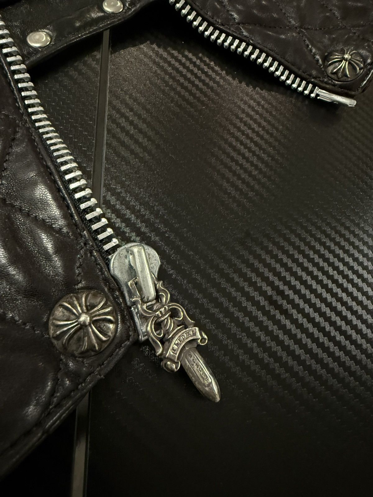 Chrome Hearts Chrome Hearts quilted leather vest Size S / US 4 / IT 40 - 3 Thumbnail